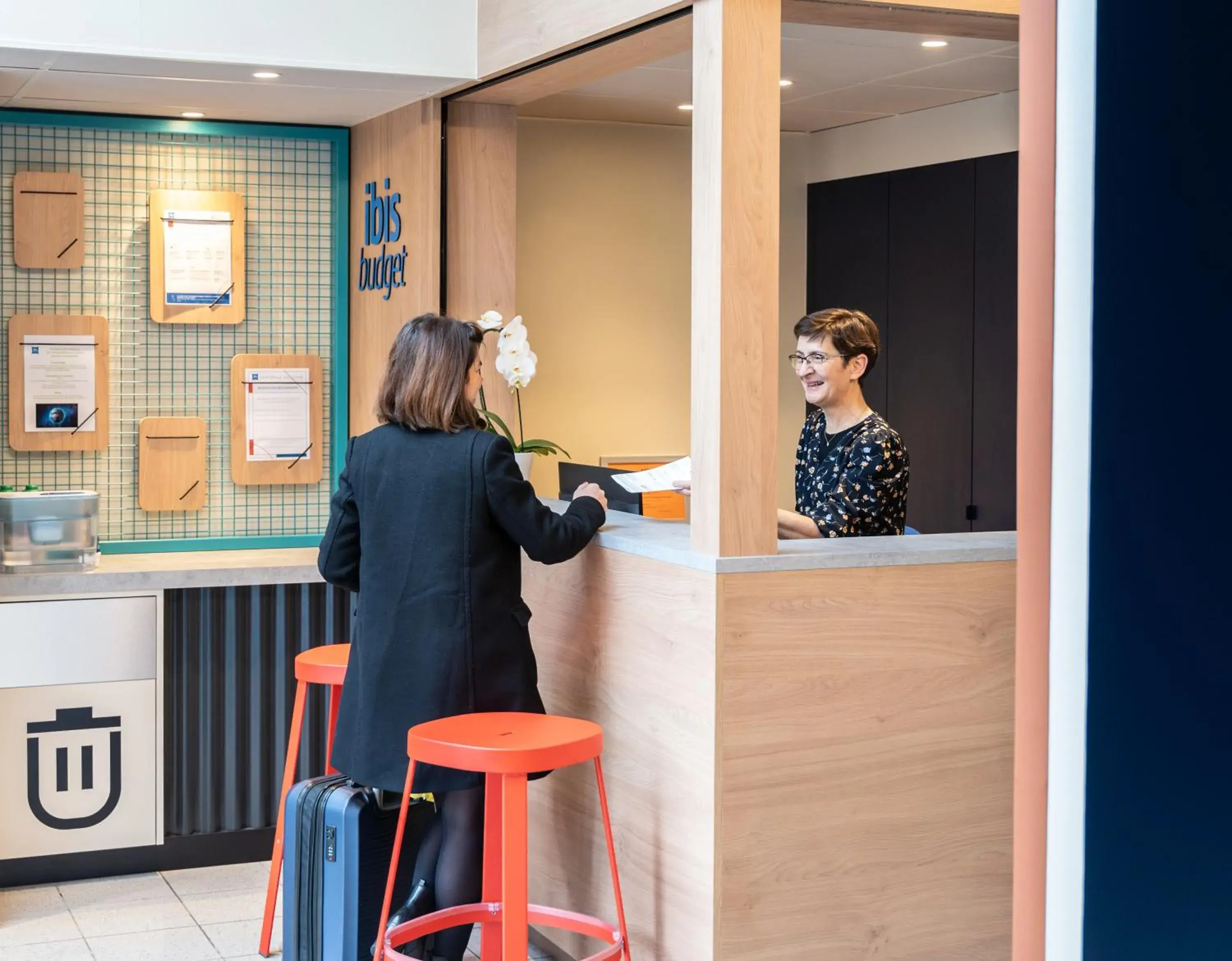 Lobby or reception in Hotel Ibis Budget Rennes Cesson Lobby or reception in Hotel Ibis Budget Rennes Cesson
