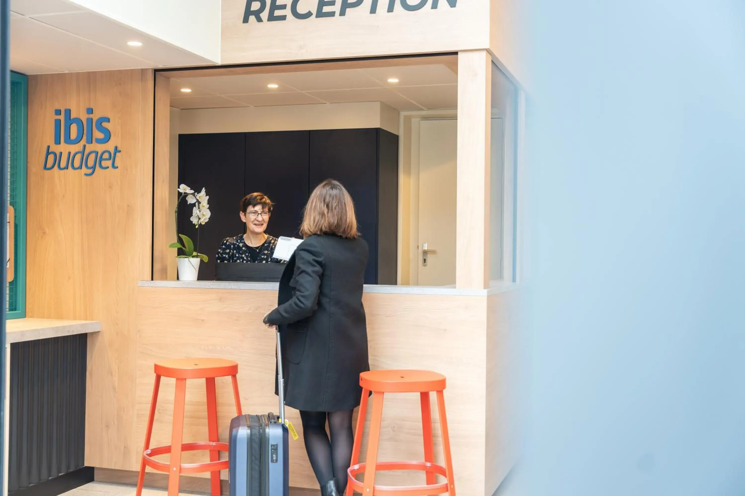 Lobby or reception in Hotel Ibis Budget Rennes Cesson Lobby or reception in Hotel Ibis Budget Rennes Cesson