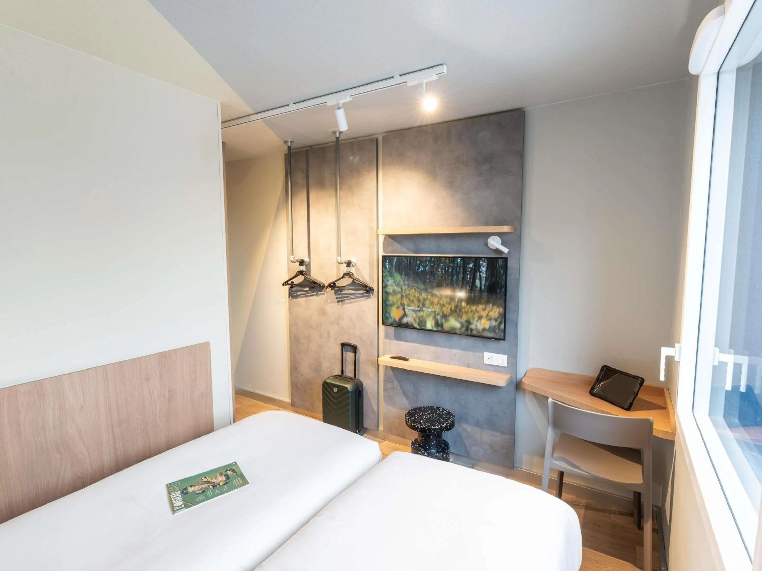 Bedroom, Bed in Hotel Ibis Budget Rennes Cesson