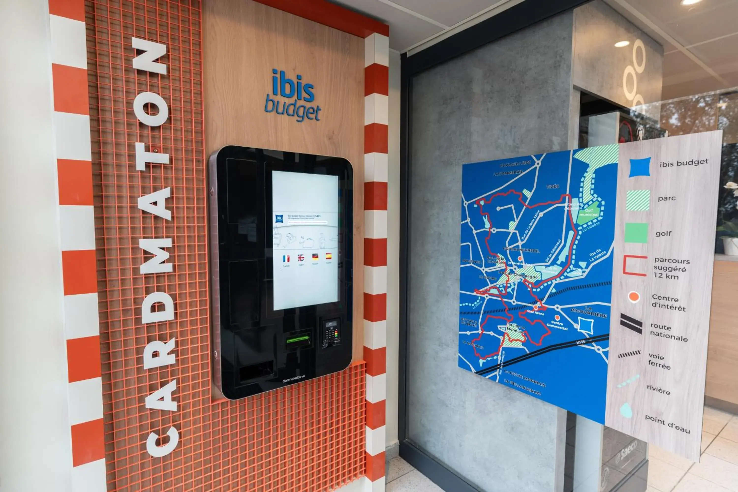Lobby or reception in Hotel Ibis Budget Rennes Cesson Lobby or reception in Hotel Ibis Budget Rennes Cesson