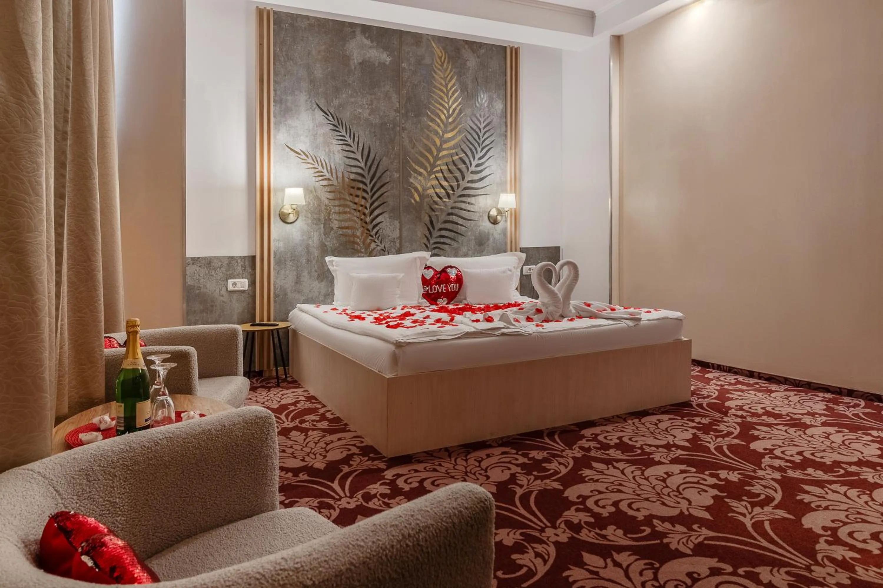 Bed in Hotel Nevis Wellness & SPA