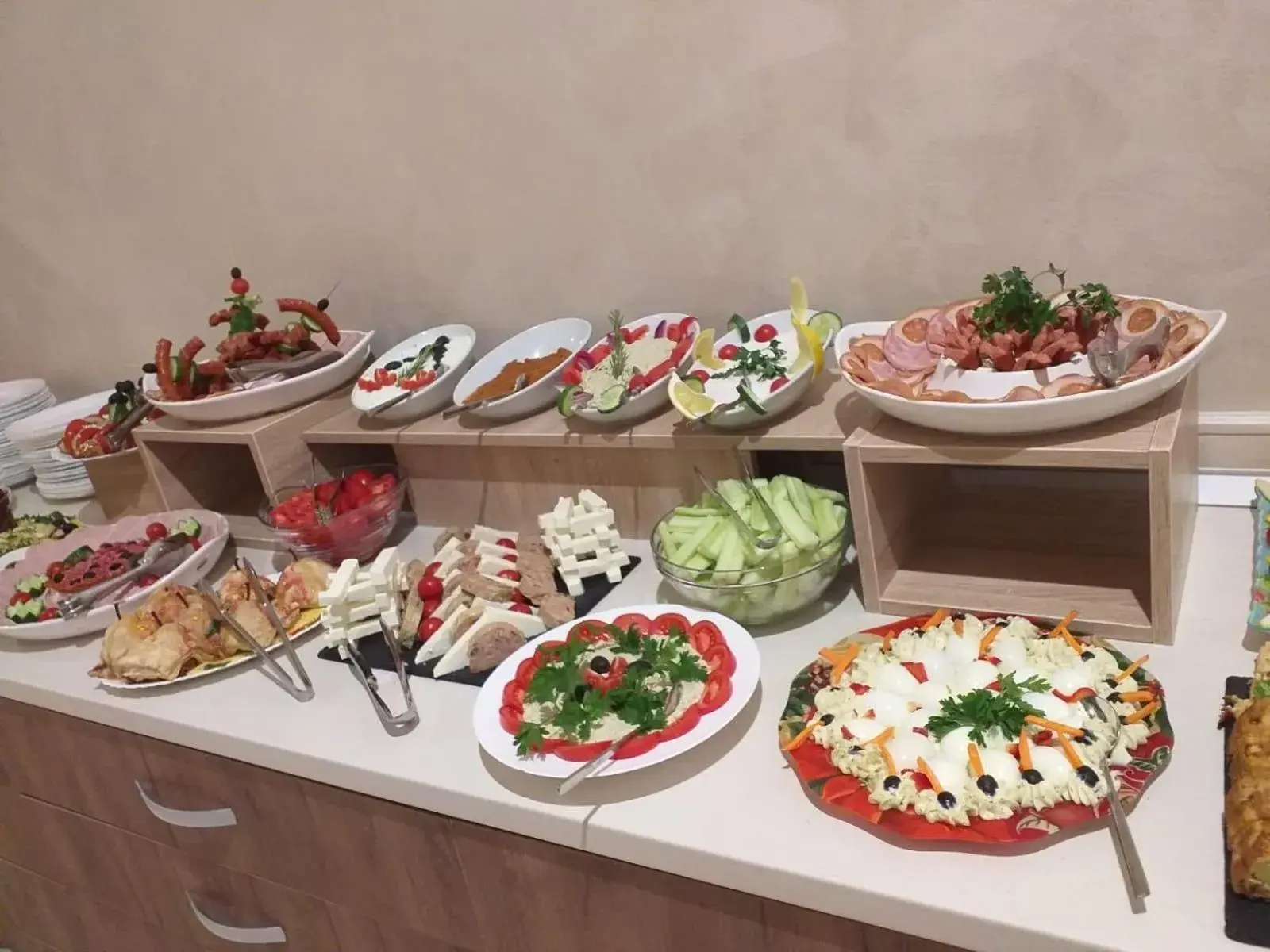 Buffet breakfast in Hotel Nevis Wellness & SPA Buffet breakfast in Hotel Nevis Wellness & SPA