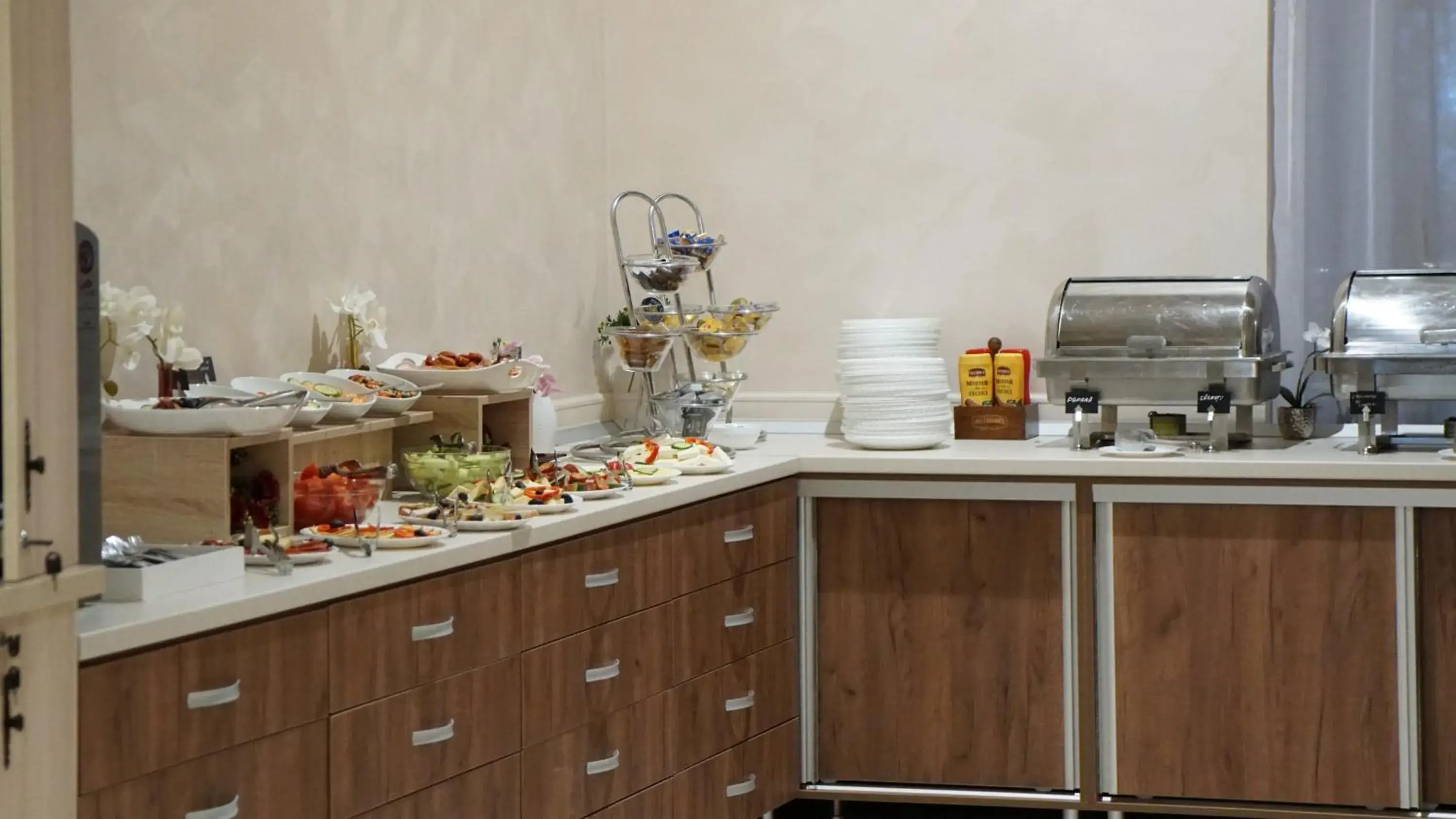 Buffet breakfast in Hotel Nevis Wellness & SPA Buffet breakfast in Hotel Nevis Wellness & SPA