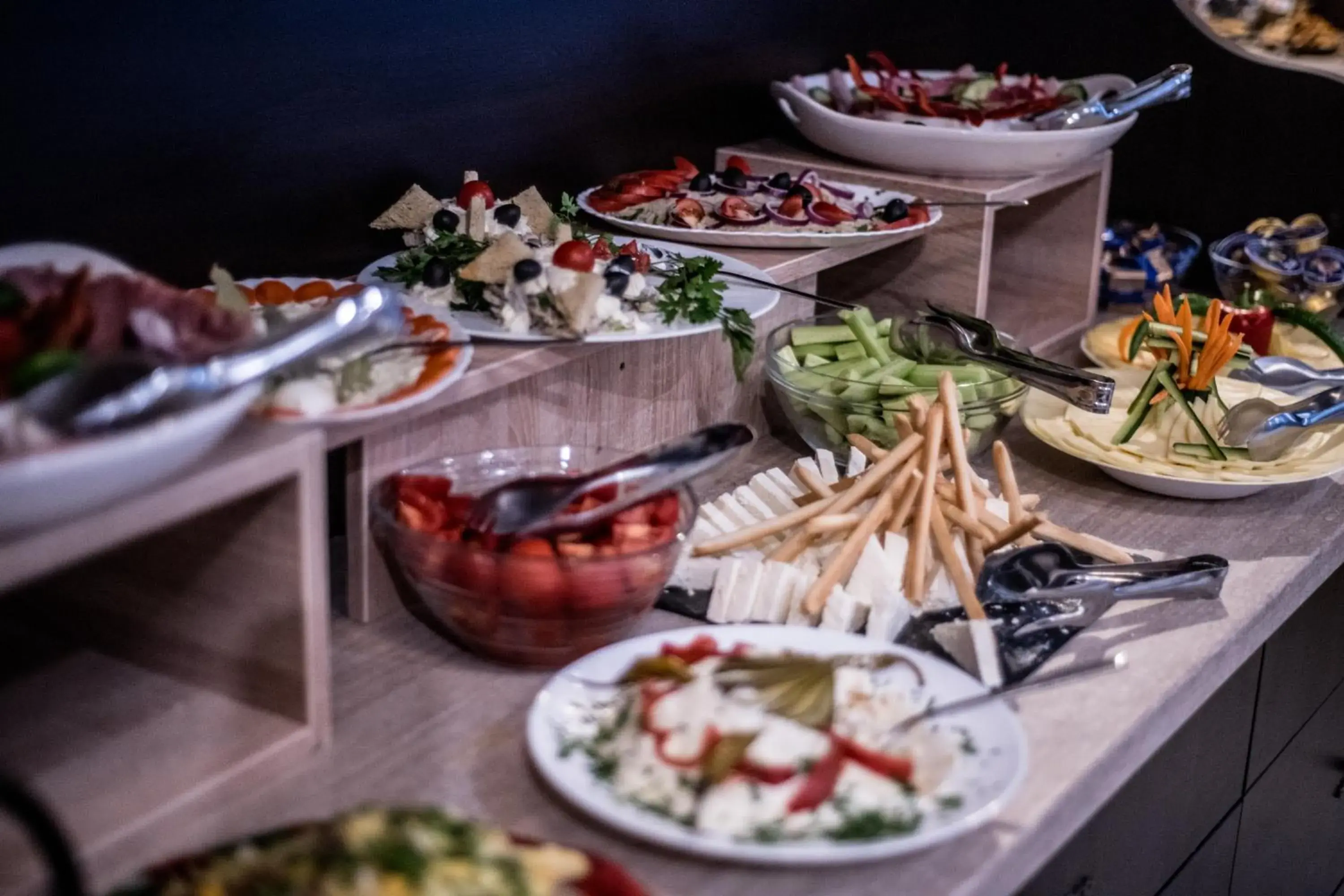 Buffet breakfast in Hotel Nevis Wellness & SPA Buffet breakfast in Hotel Nevis Wellness & SPA