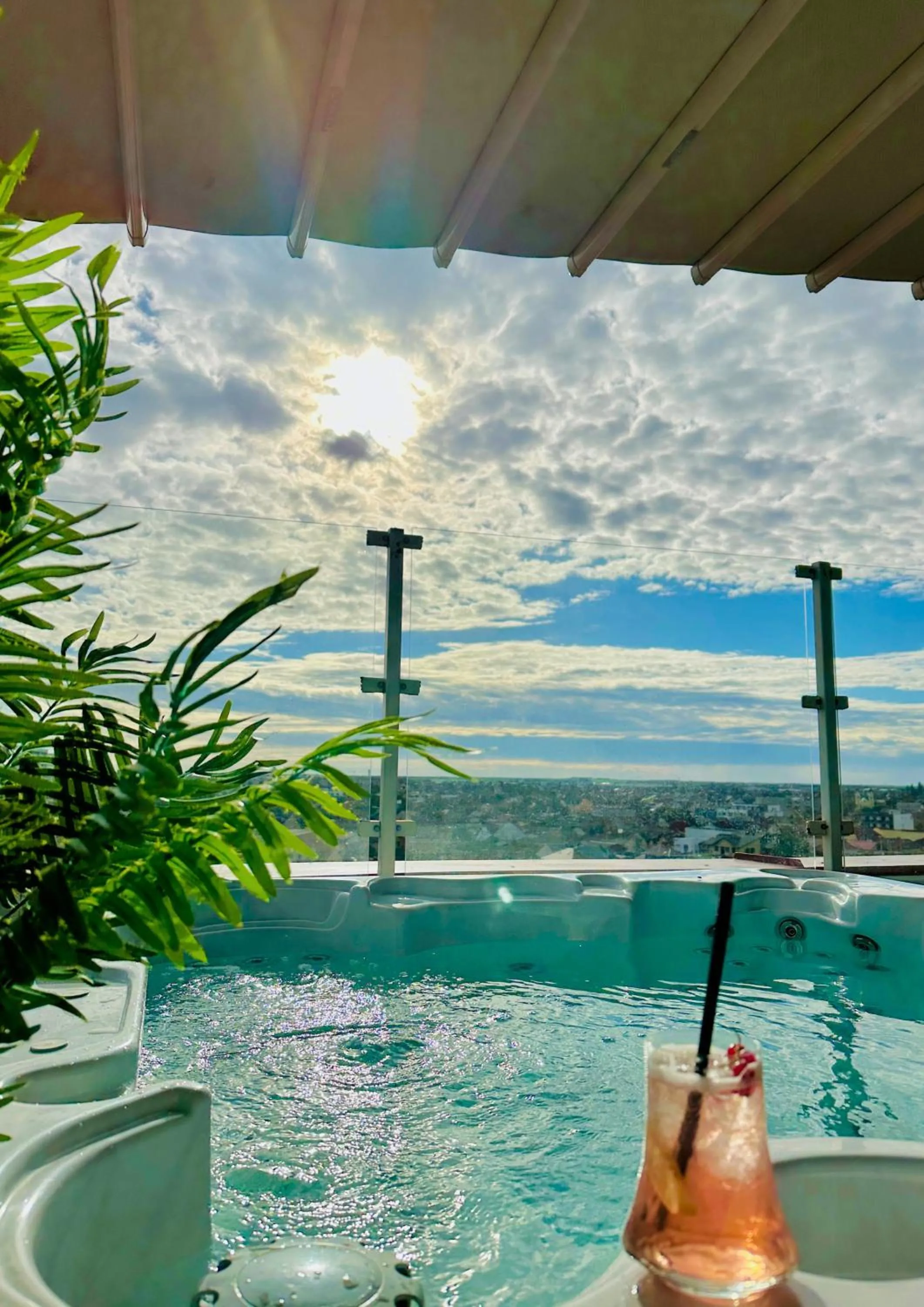 Hot Tub in Hotel Nevis Wellness & SPA