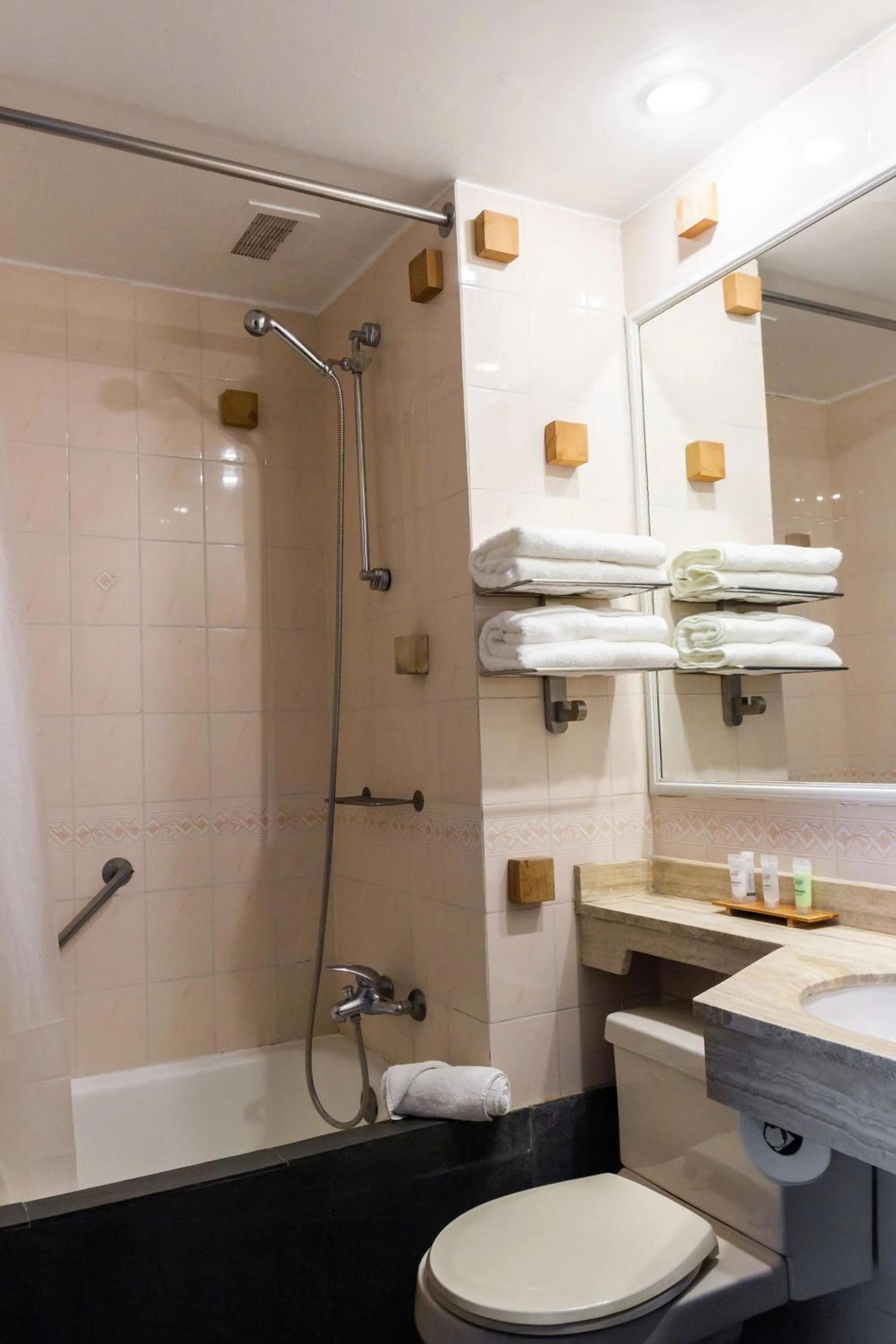 Shower in Hotel Fundador