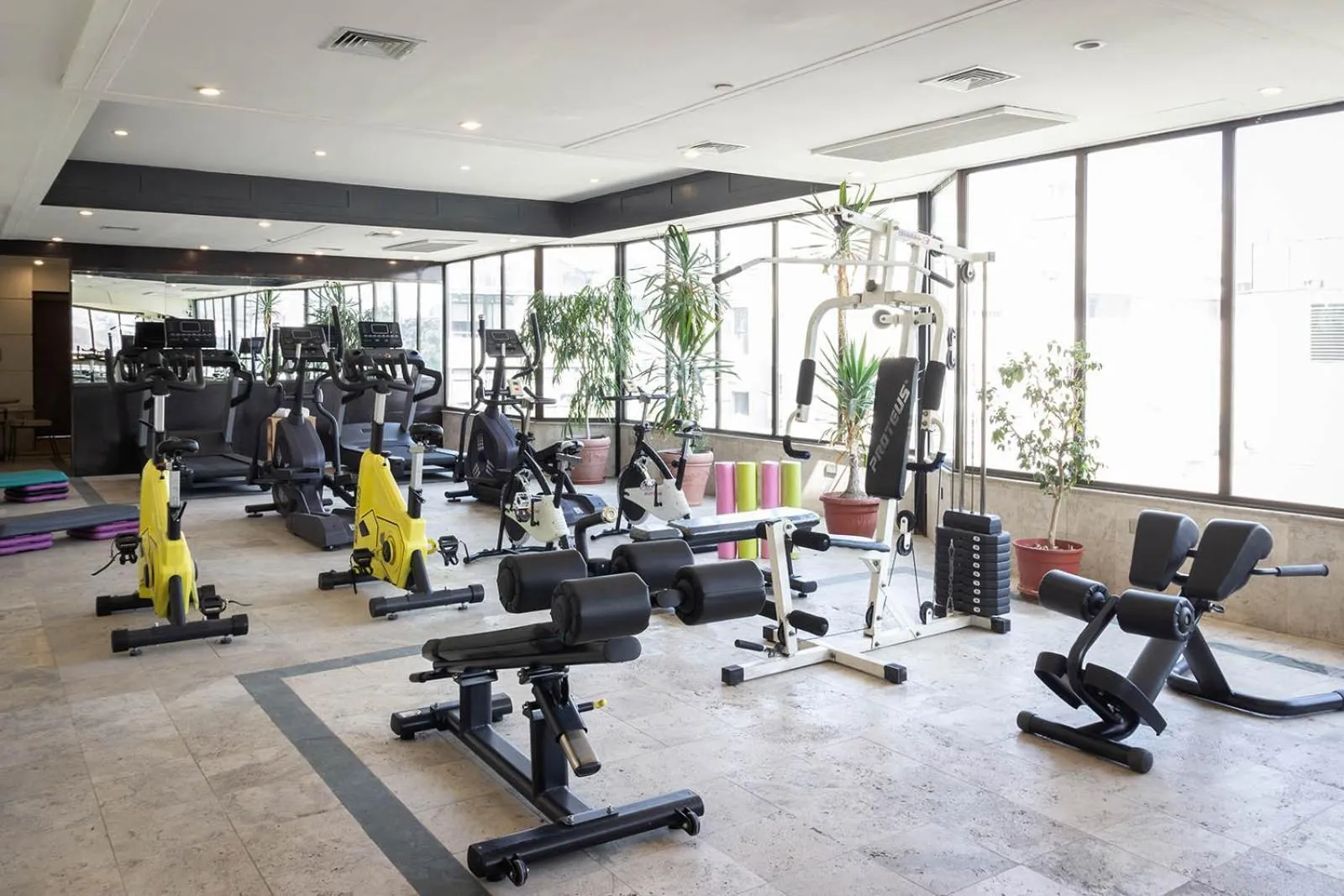 Fitness centre/facilities in Hotel Fundador