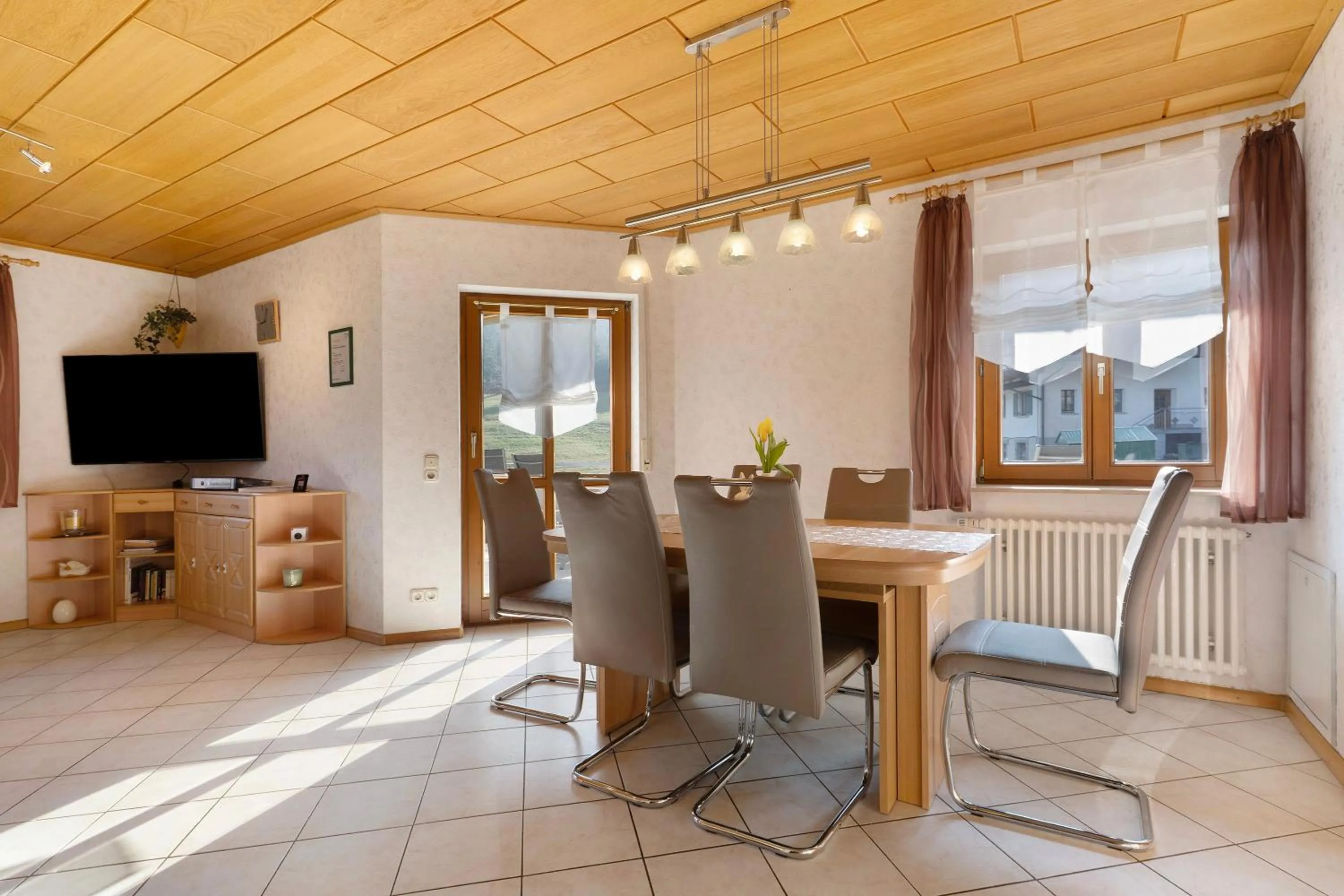 Living room in Ferienhof Benz