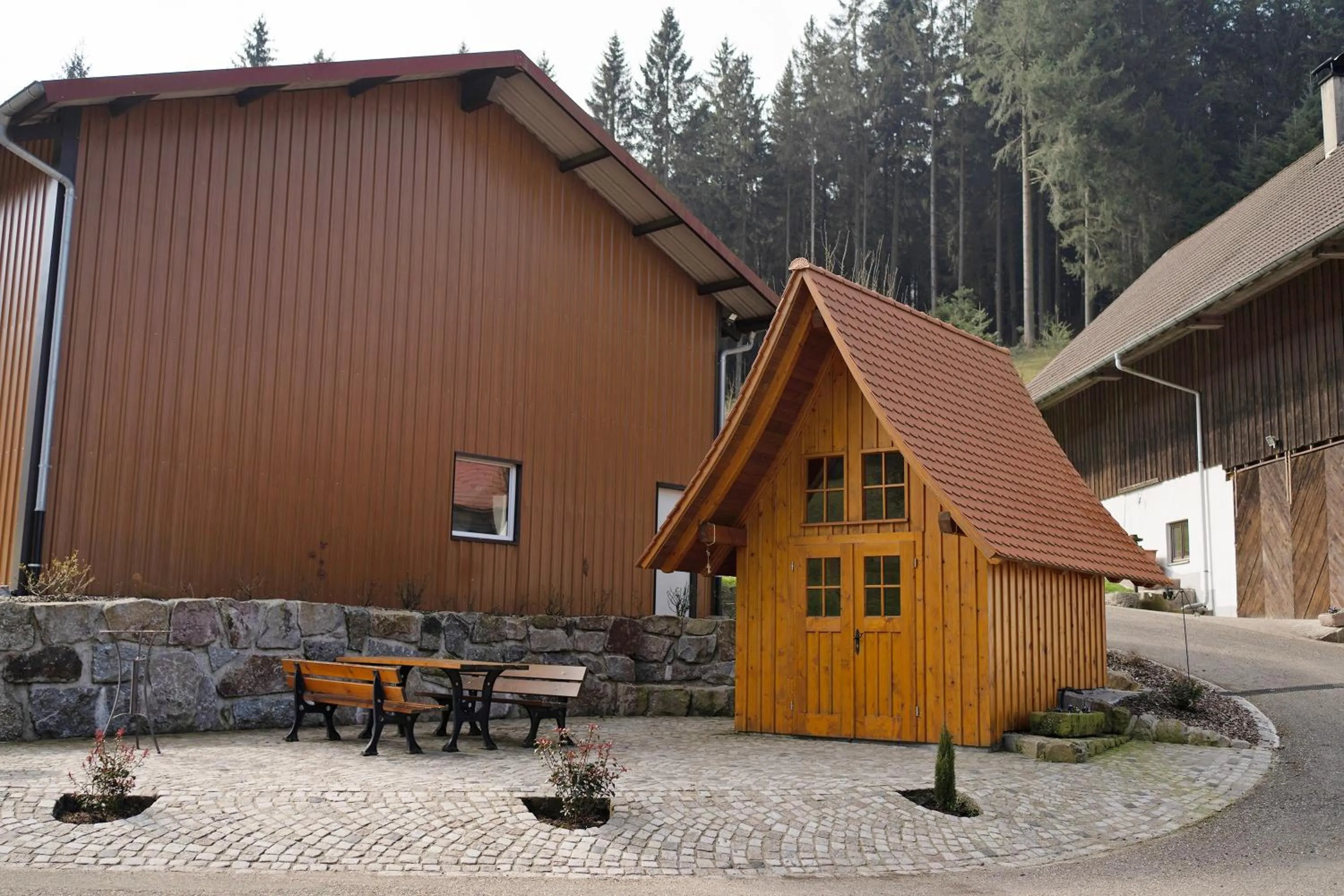 Property building in Ferienhof Benz