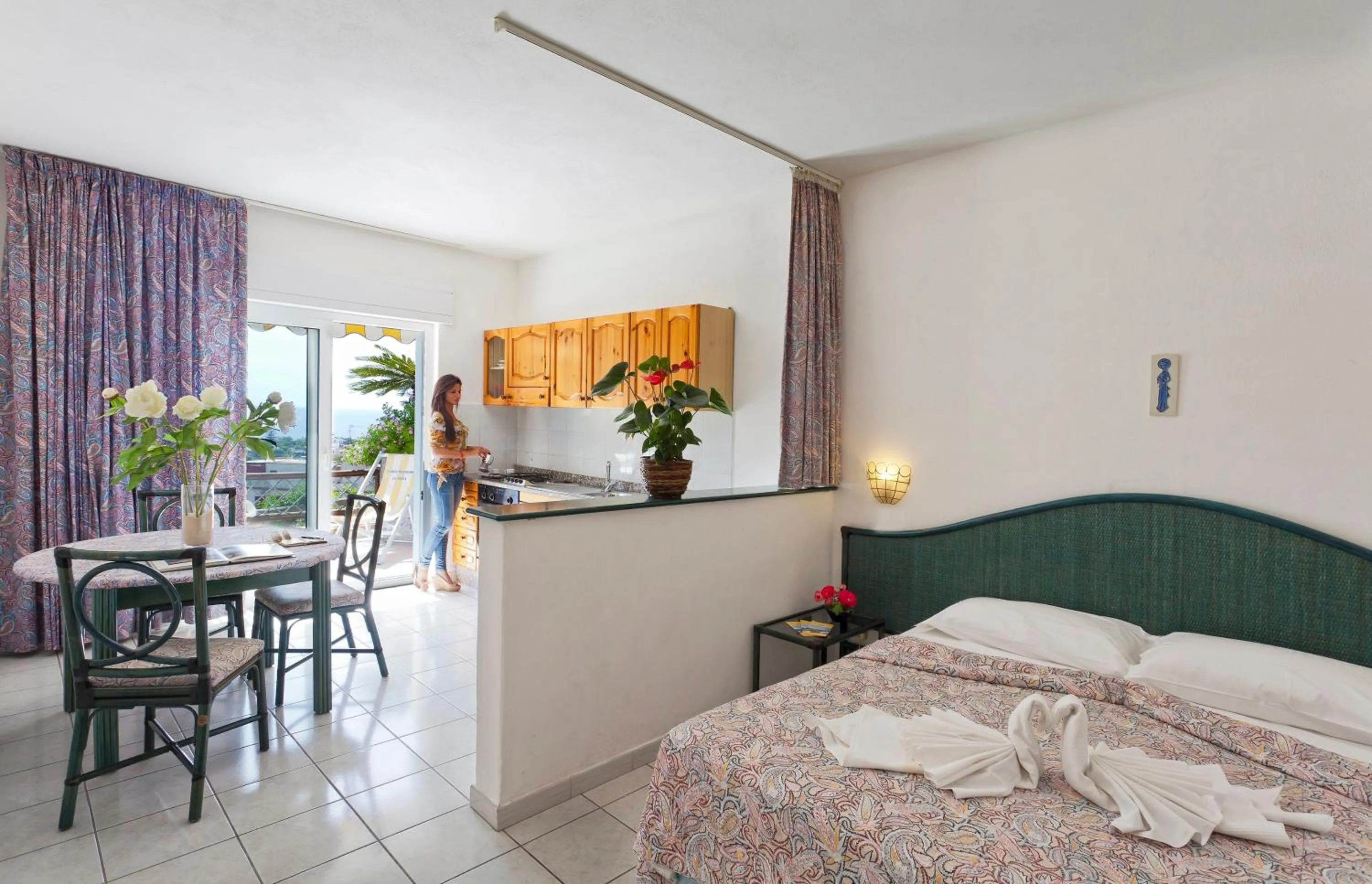 Photo of the whole room, Bed in Parco Residence La Rosa