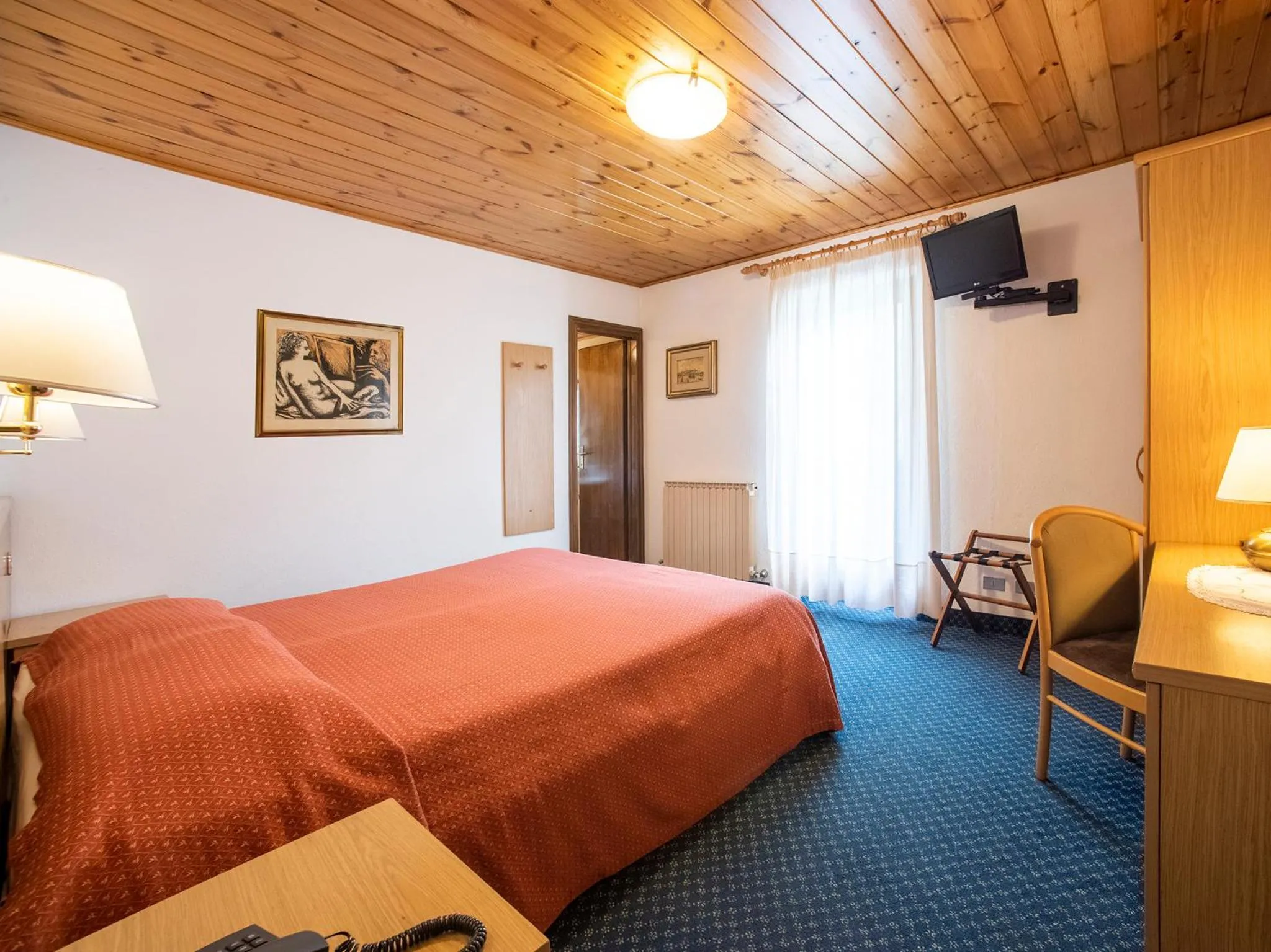 Bed in Hotel Adriana