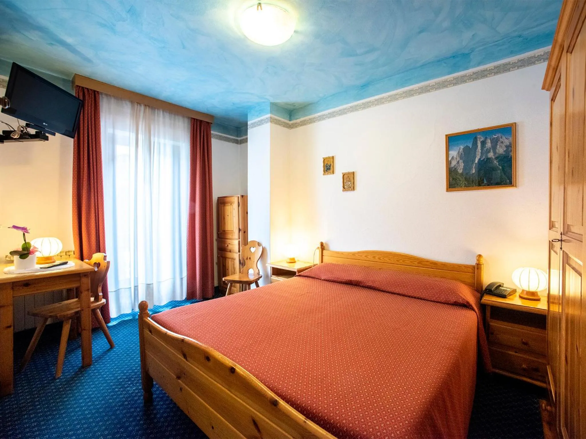 Bed in Hotel Adriana