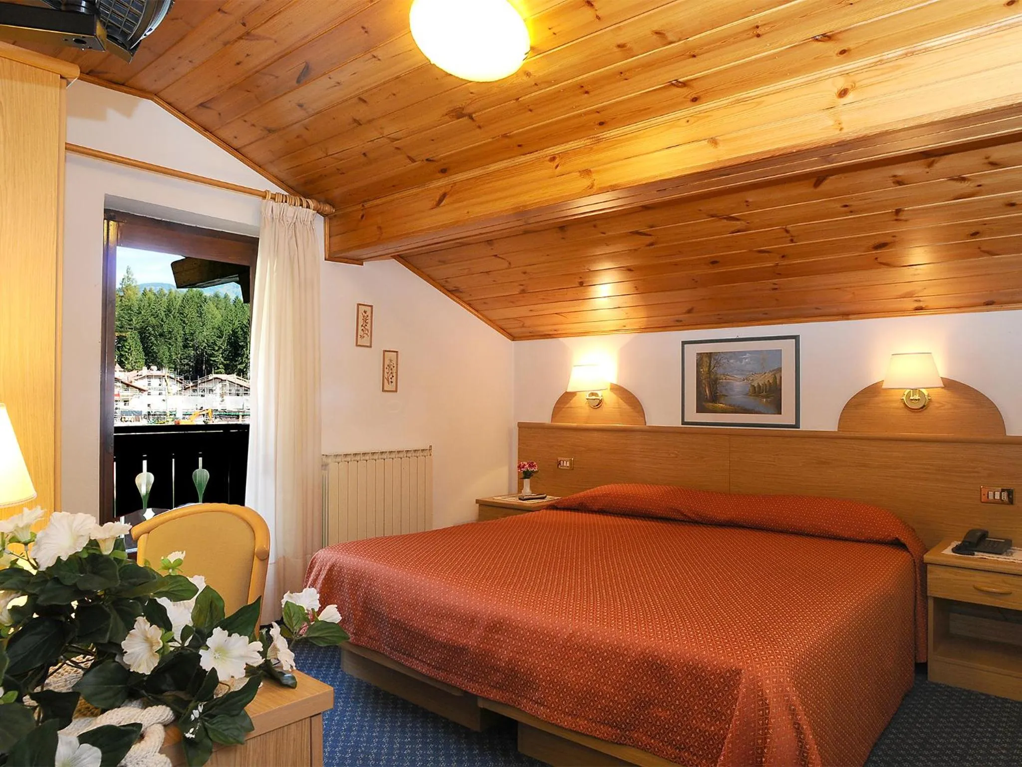 Bed in Hotel Adriana