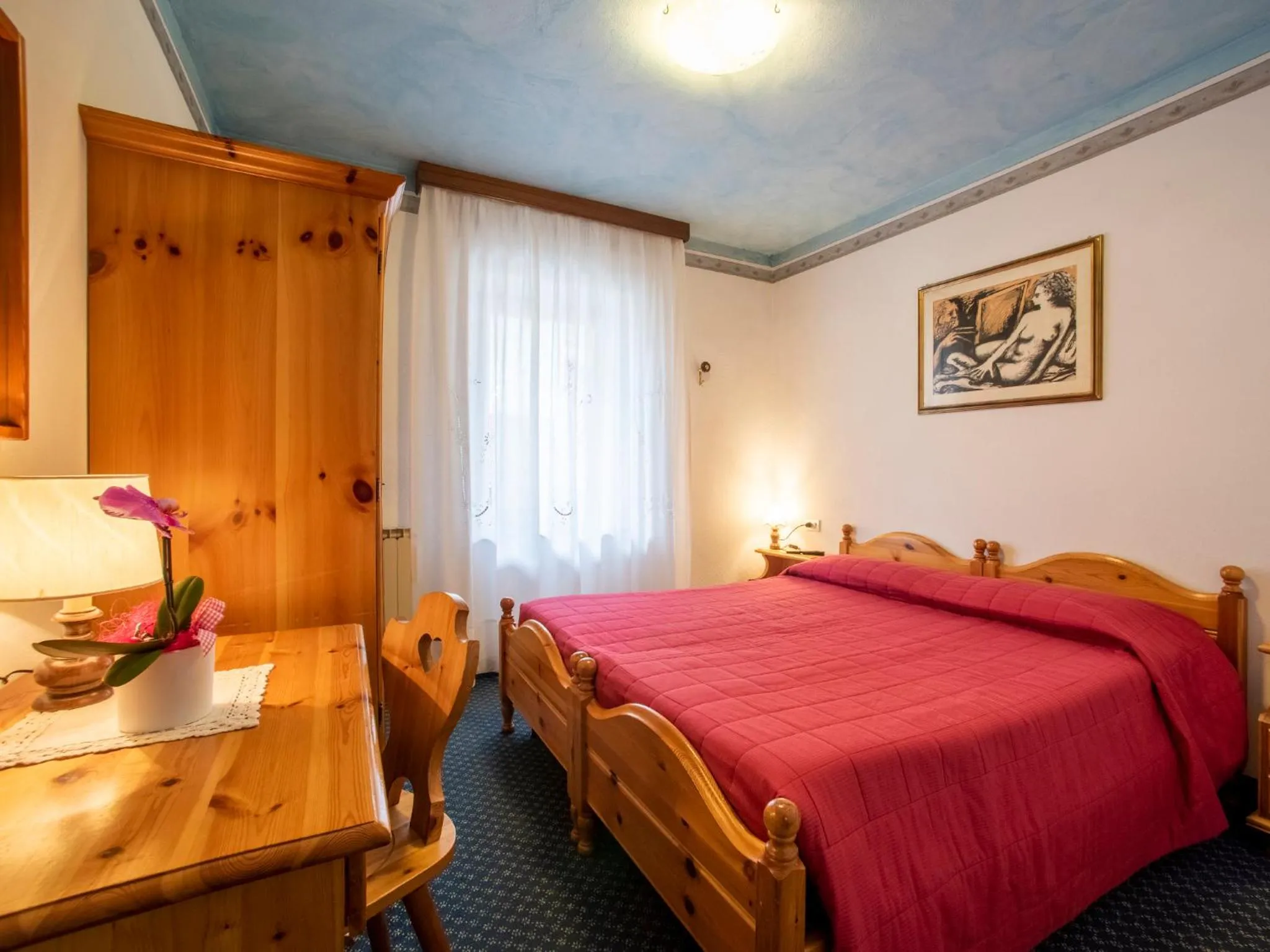 Bed in Hotel Adriana