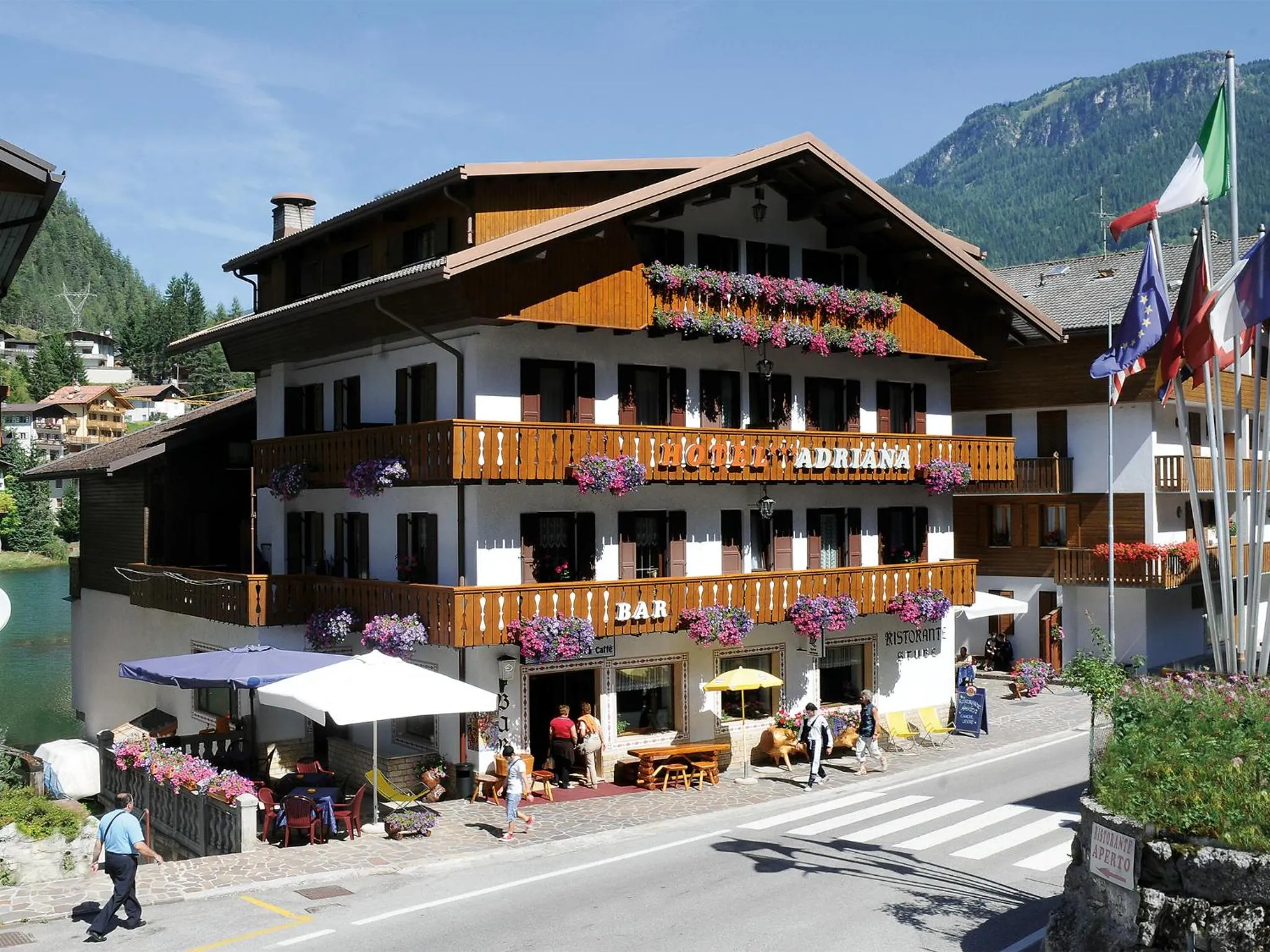 Property building in Hotel Adriana