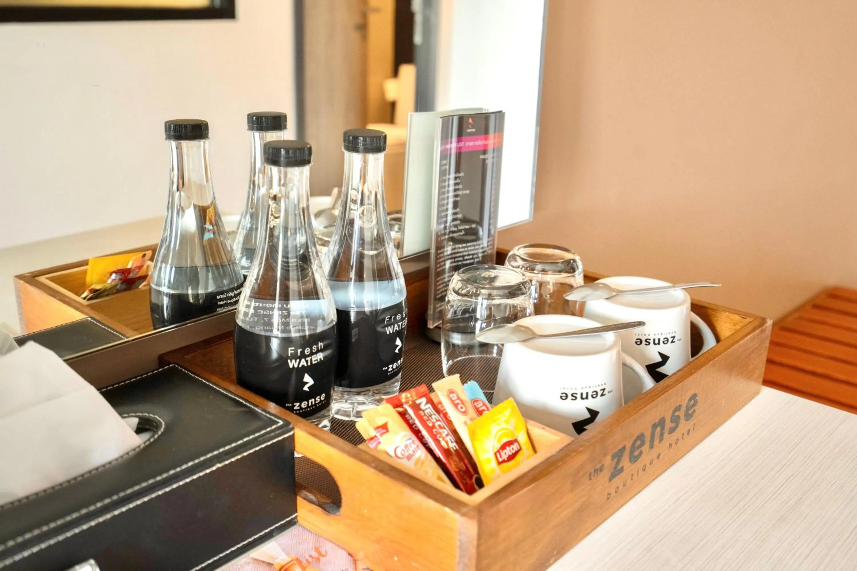 minibar in The Zense Boutique Hotel