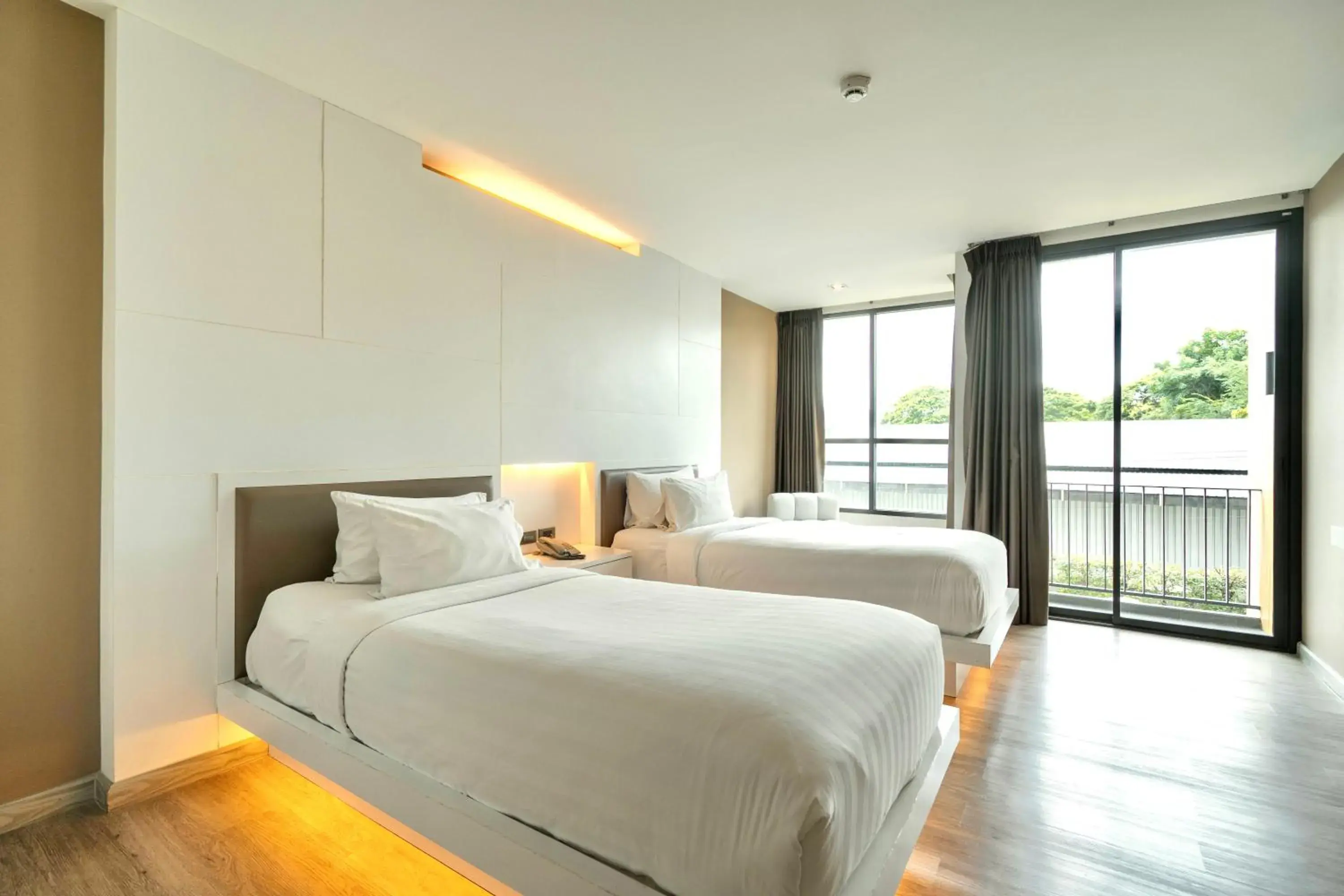 Bed in The Zense Boutique Hotel Bed in The Zense Boutique Hotel