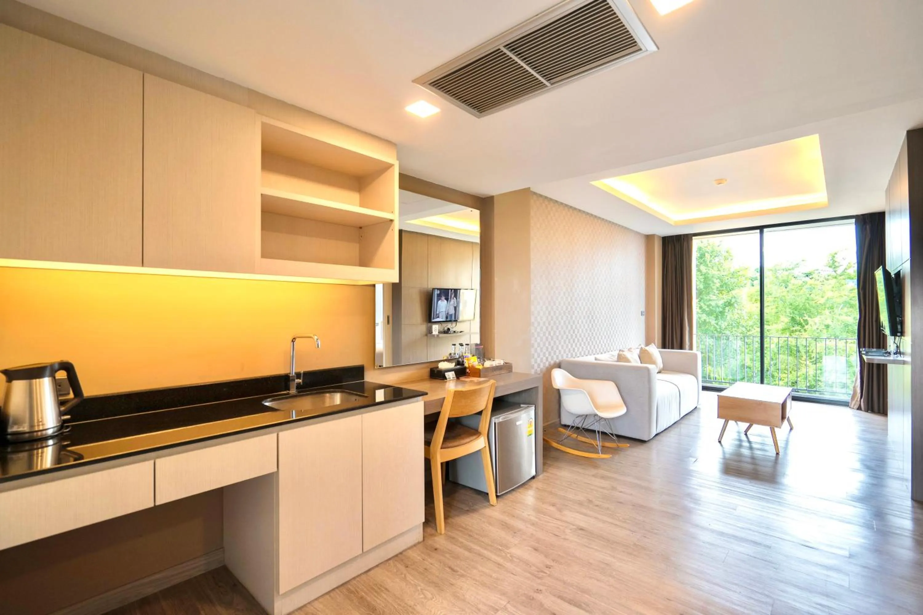 Living room in The Zense Boutique Hotel