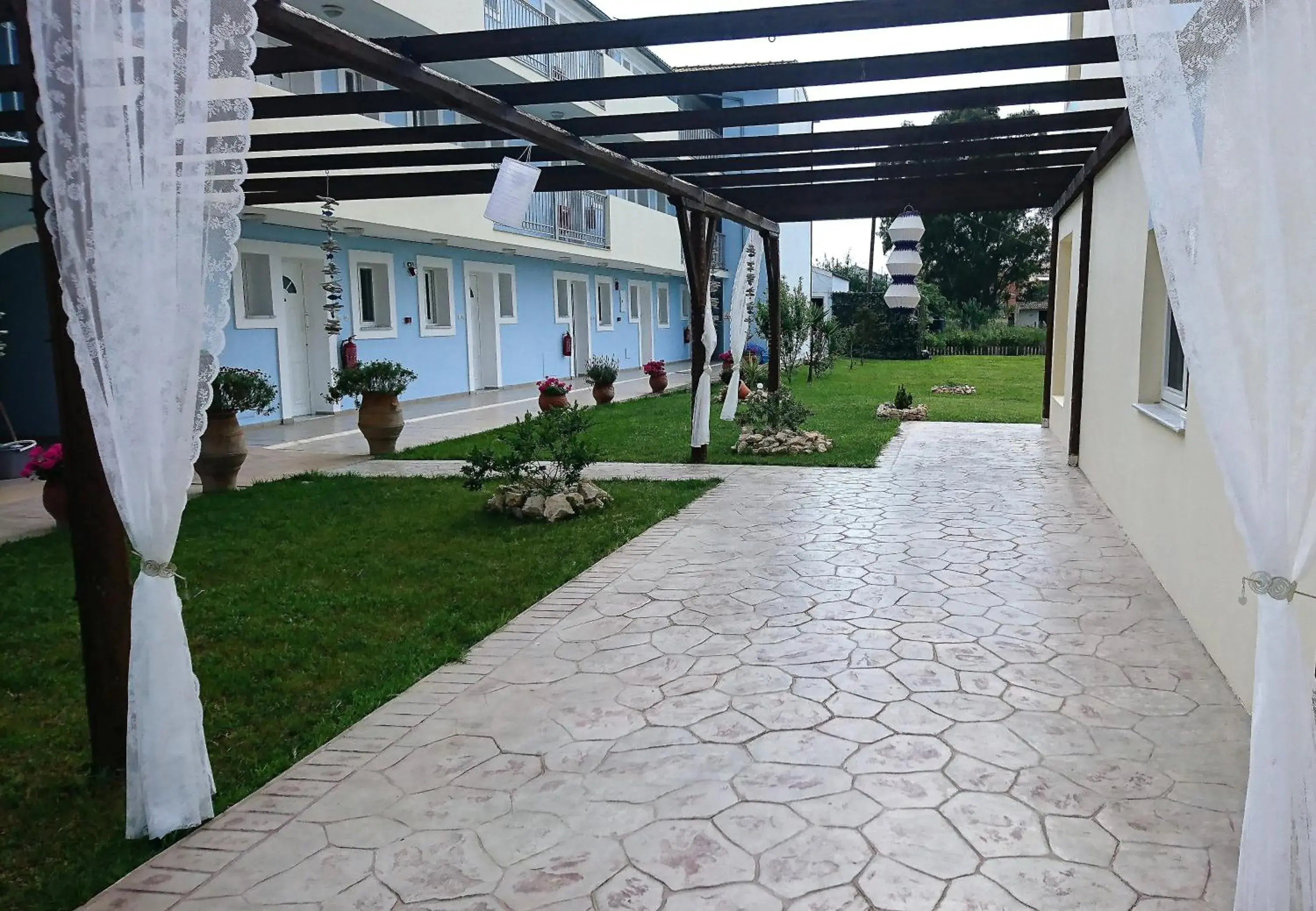 Inner courtyard view in Christakis Inner courtyard view in Christakis