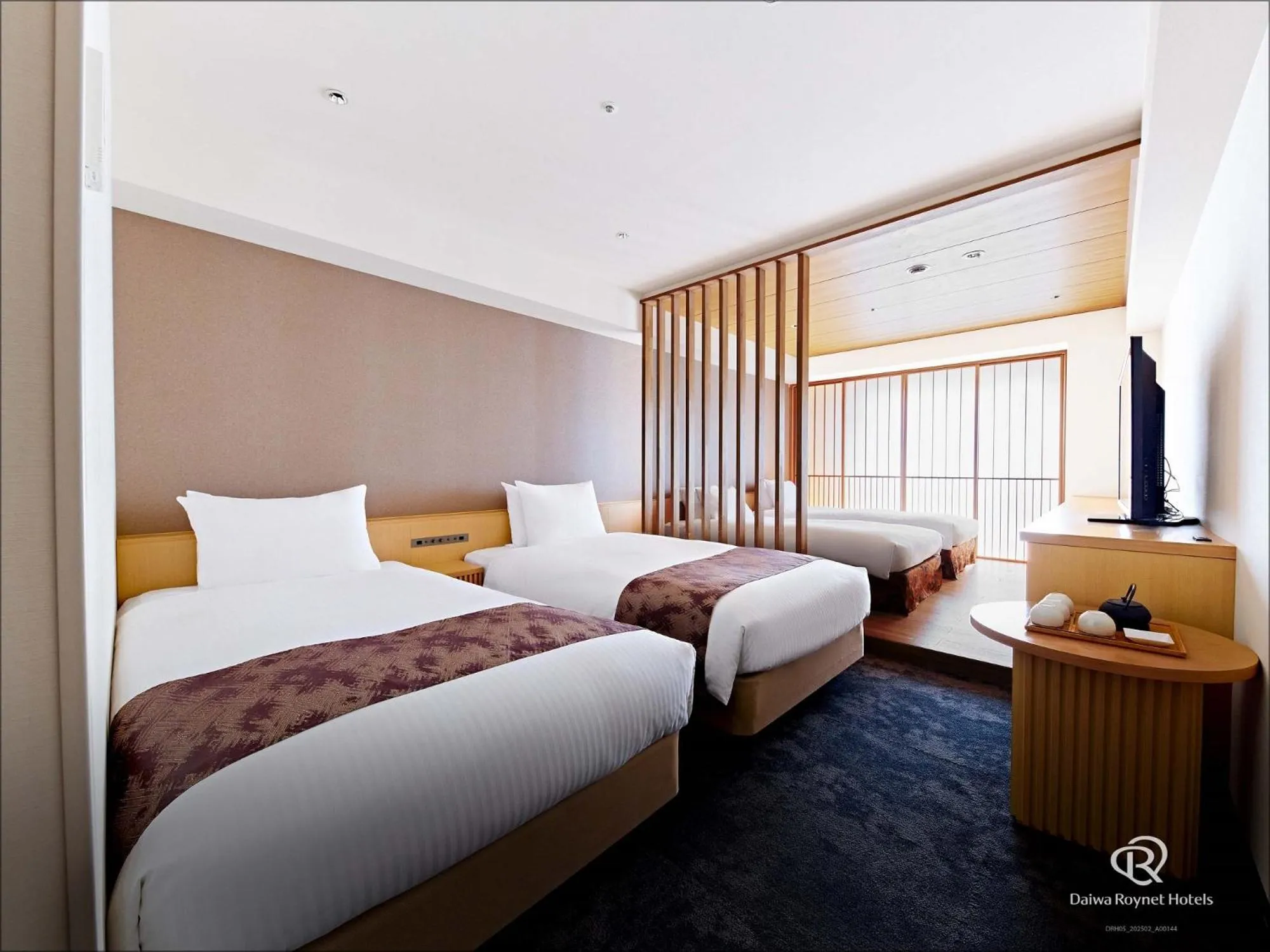 Photo of the whole room, Bed in Daiwa Roynet Hotel Kyoto Ekimae PREMIER