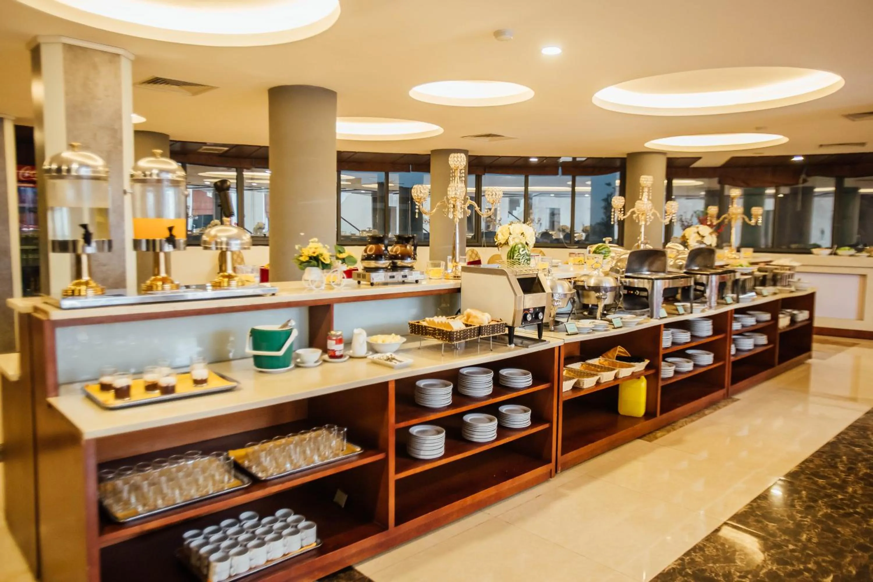 Breakfast in Muong Thanh Vinh Hotel