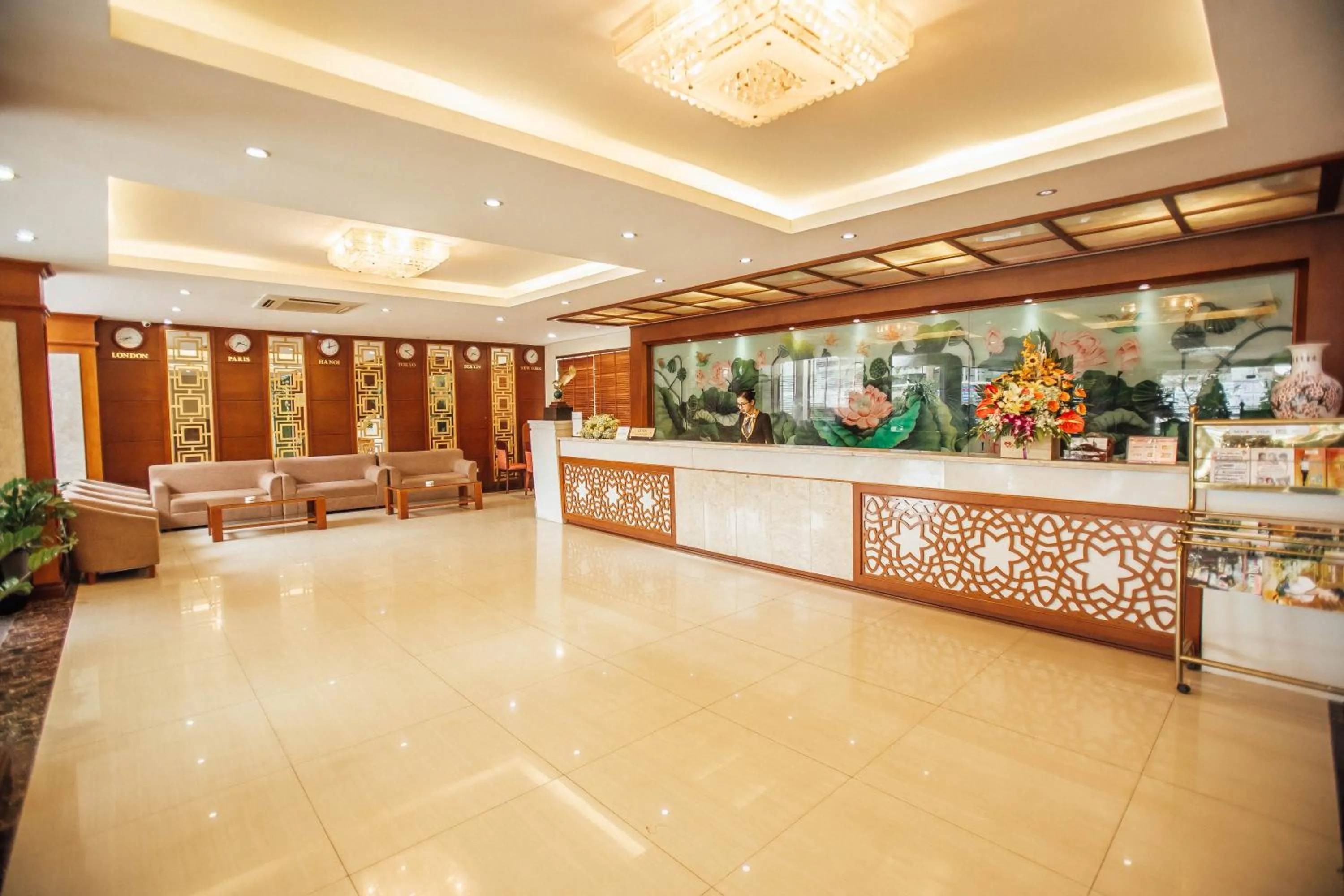 Lobby or reception in Muong Thanh Vinh Hotel