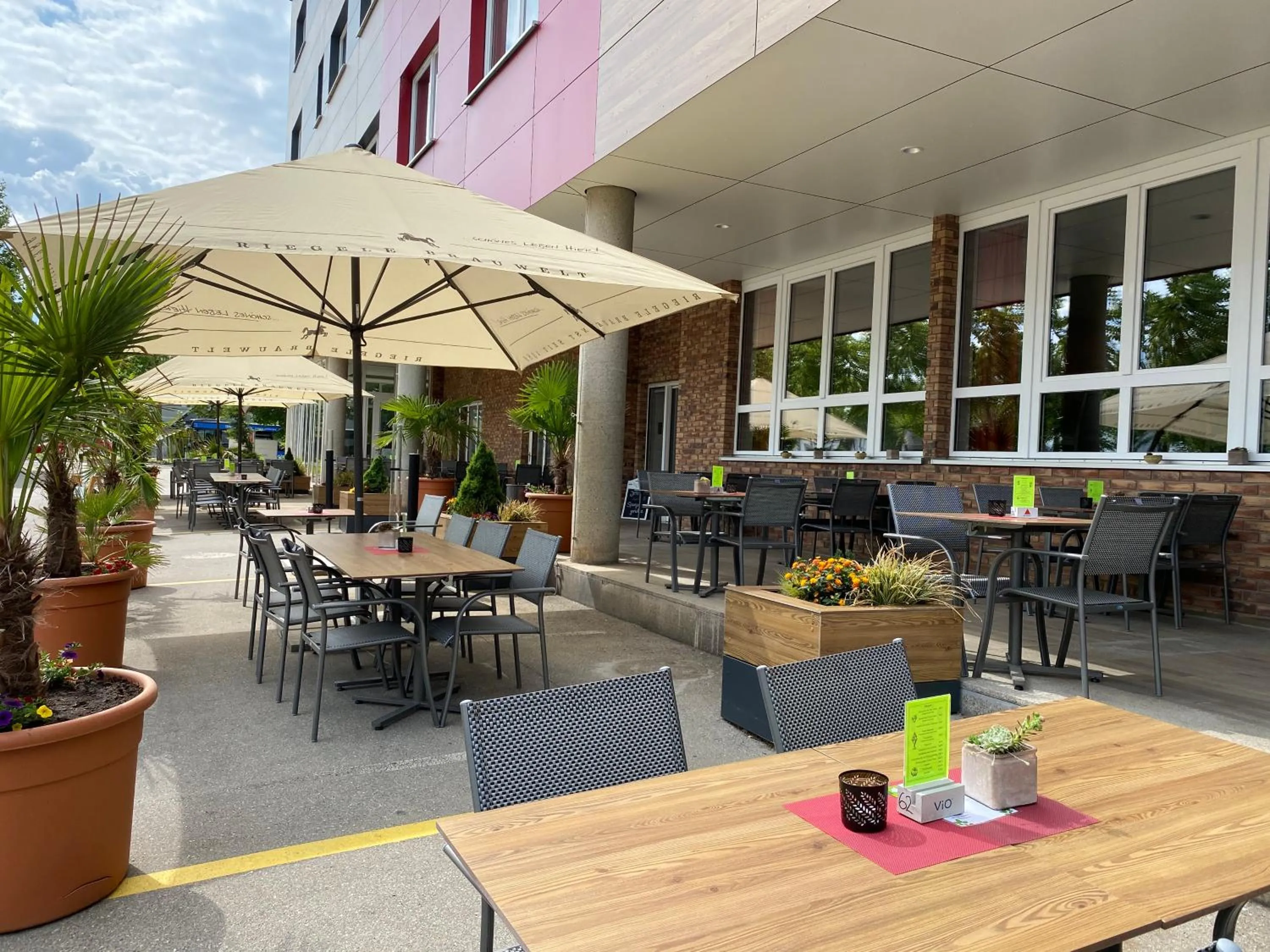 Patio in Hotel Asgard