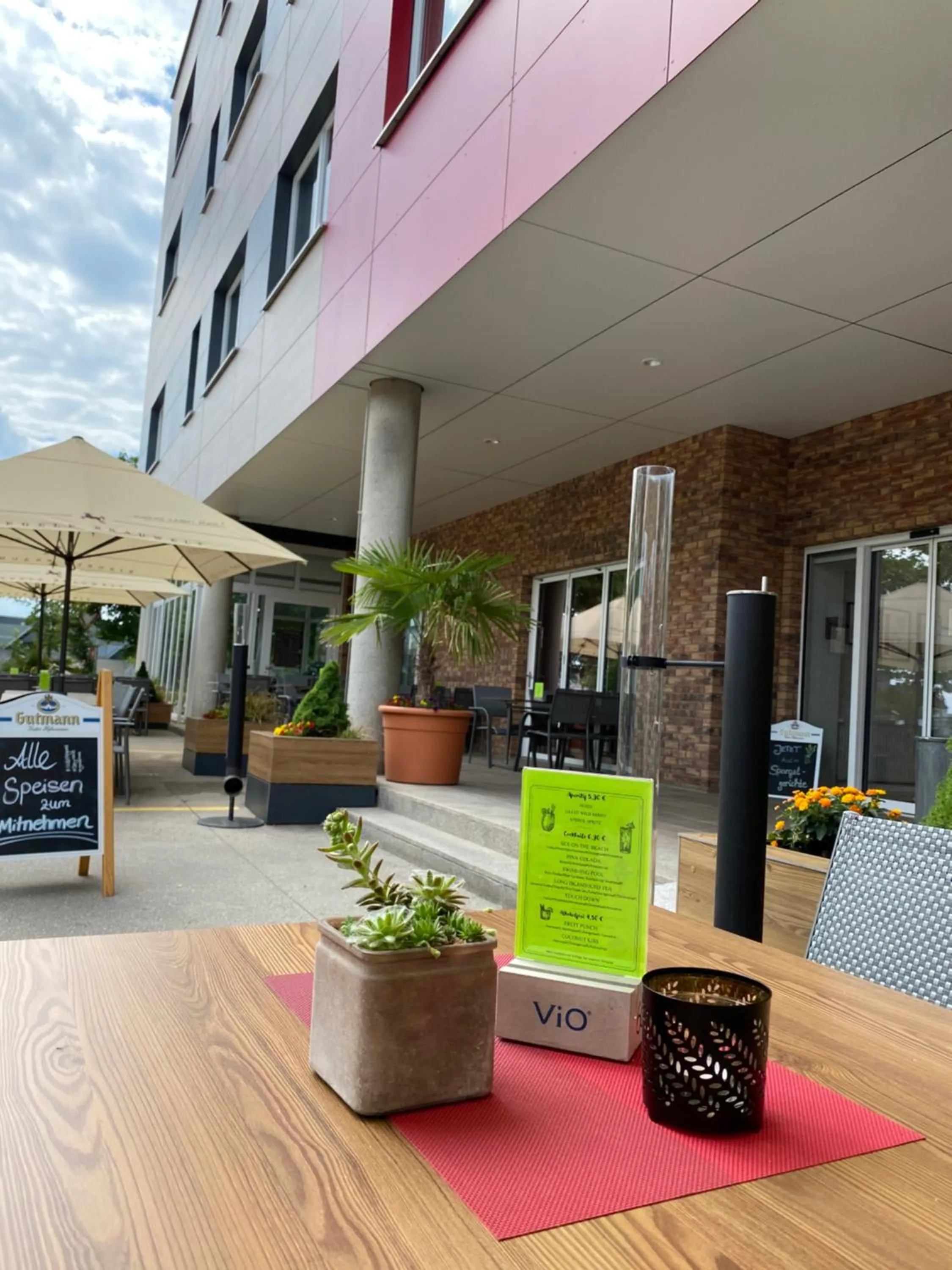 Patio in Hotel Asgard