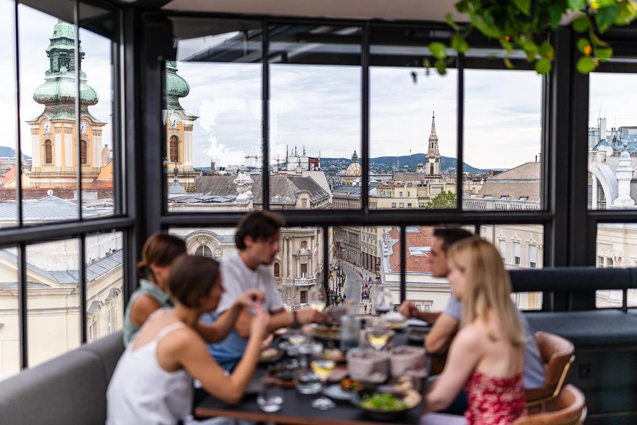 City view in Hotel Rum Budapest