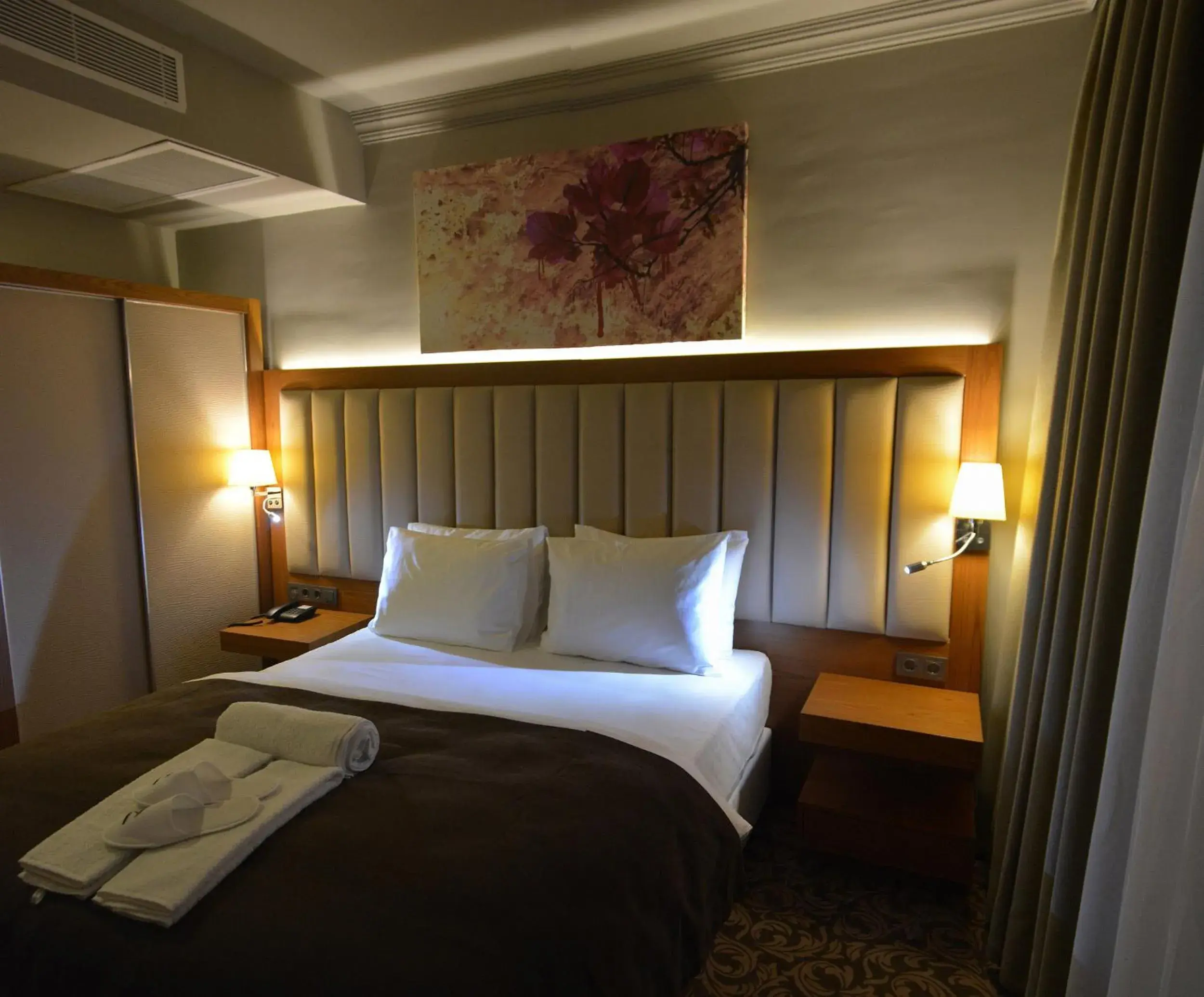 Bed in Yilmazoglu Park Hotel Bed in Yilmazoglu Park Hotel