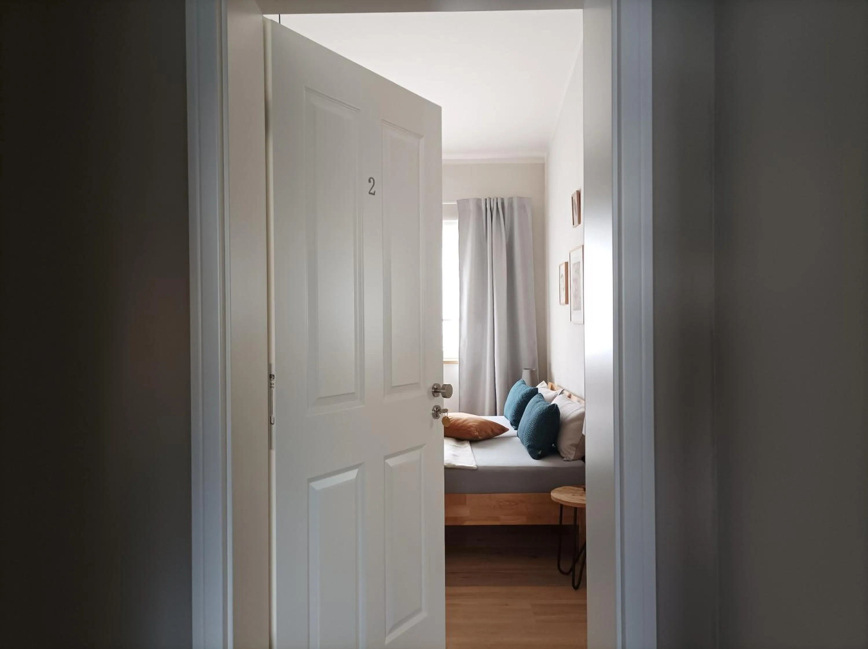 Photo of the whole room, Bed in Das Kornburg-Quartier