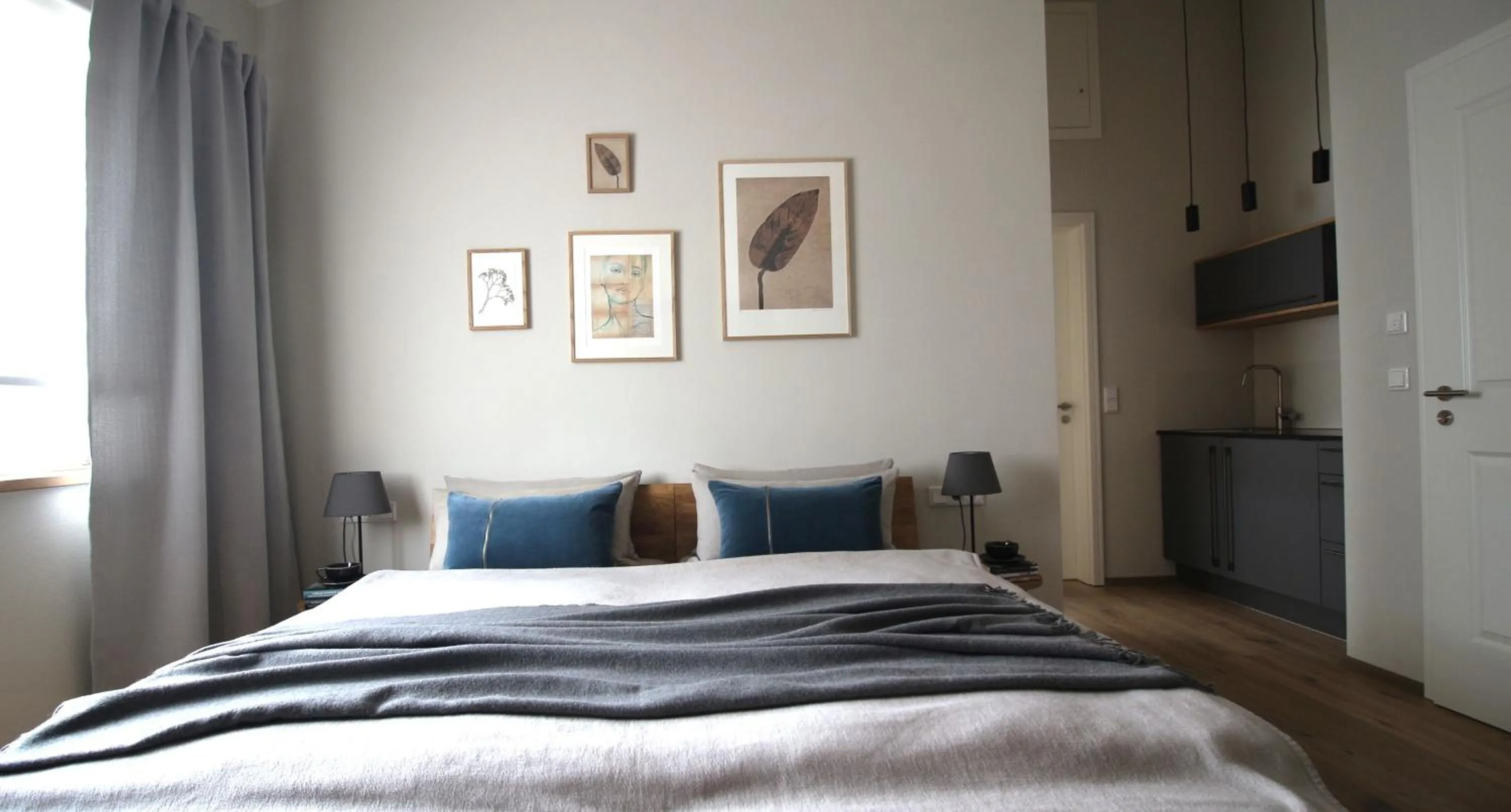 Bed in Das Kornburg-Quartier