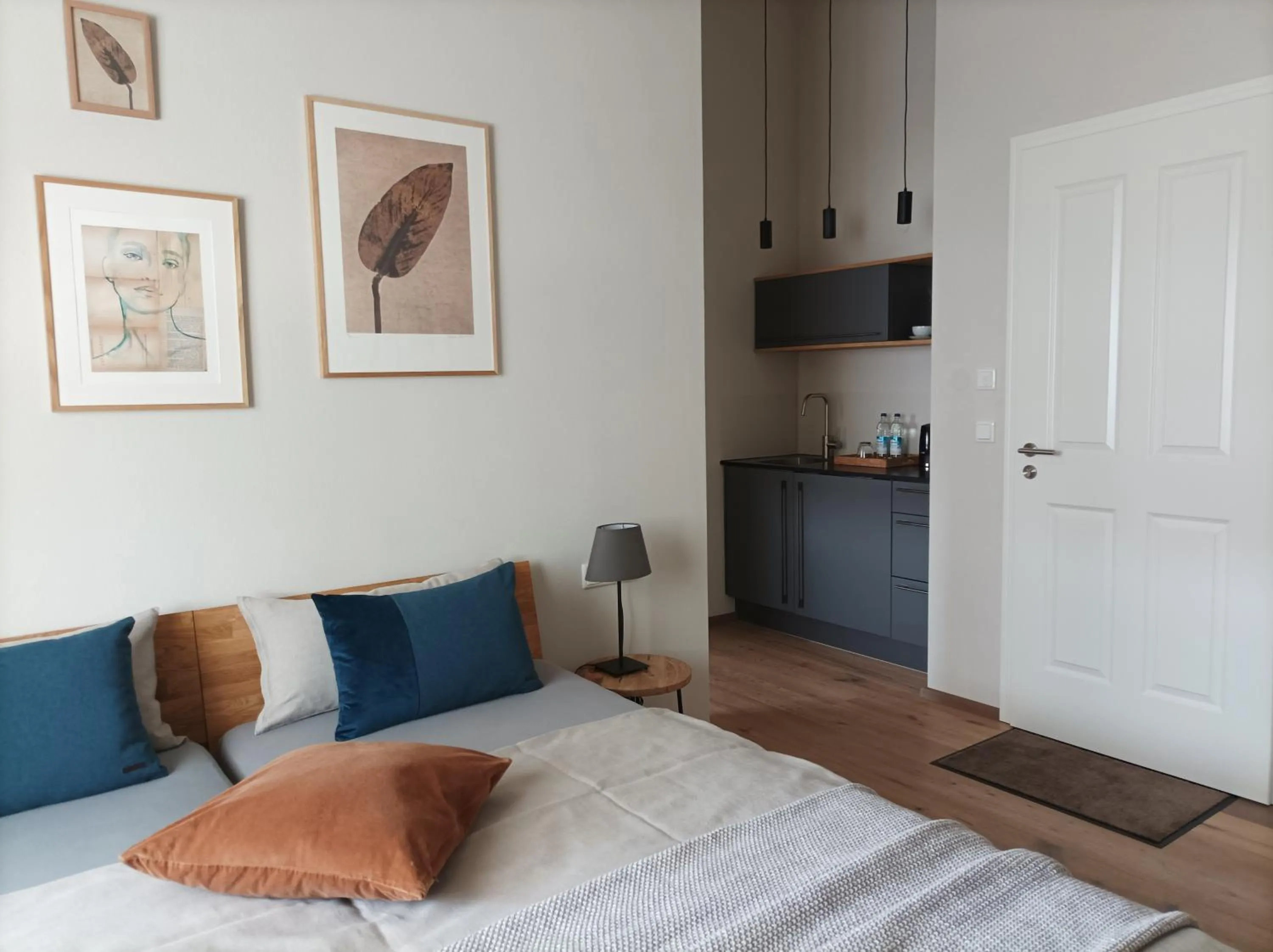 Bed in Das Kornburg-Quartier