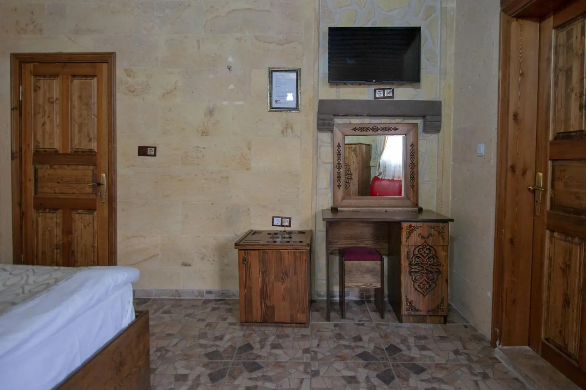 Living room, Bed in Peace Stone House Living room, Bed in Peace Stone House