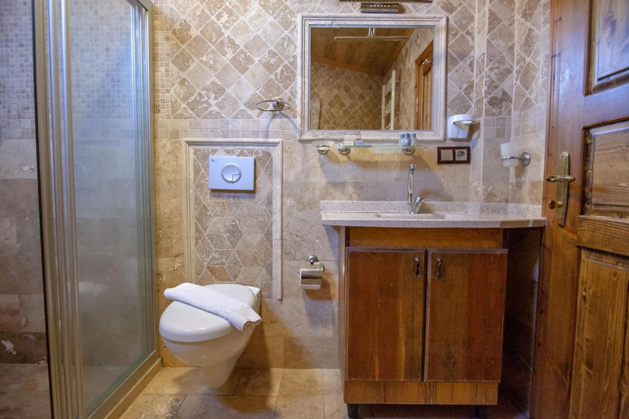 Shower in Peace Stone House