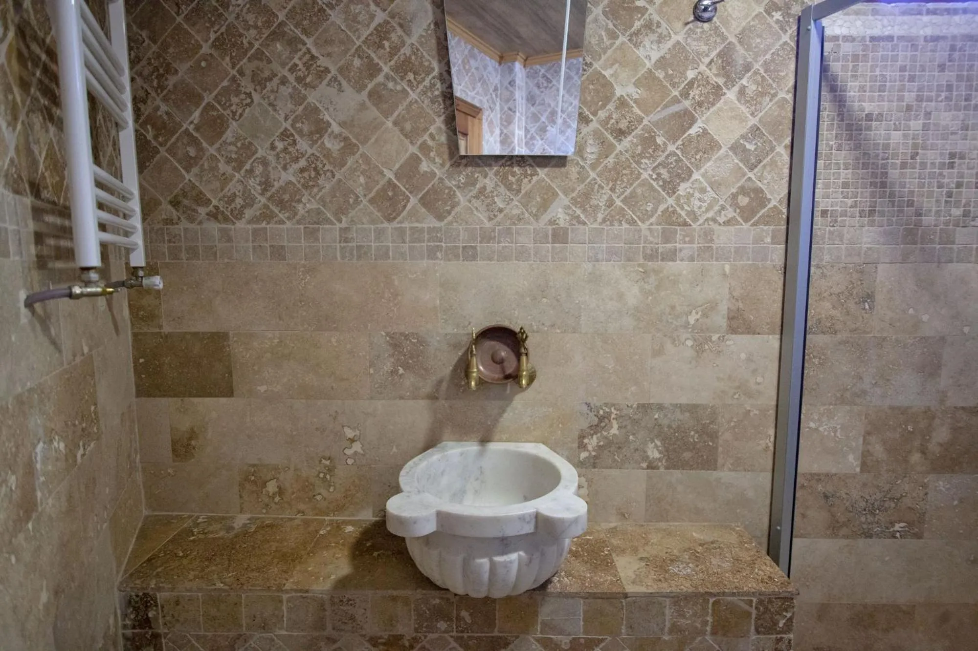 Shower in Peace Stone House