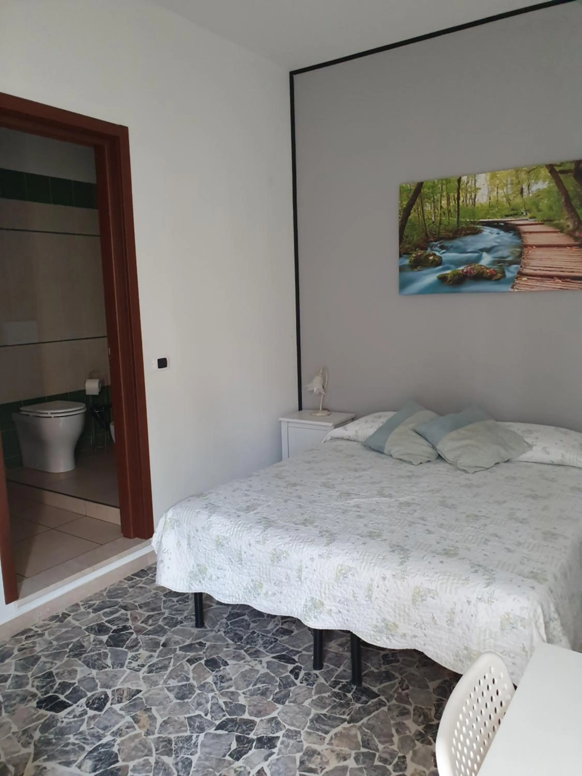 Bed in Bed & breakfast Aurelia