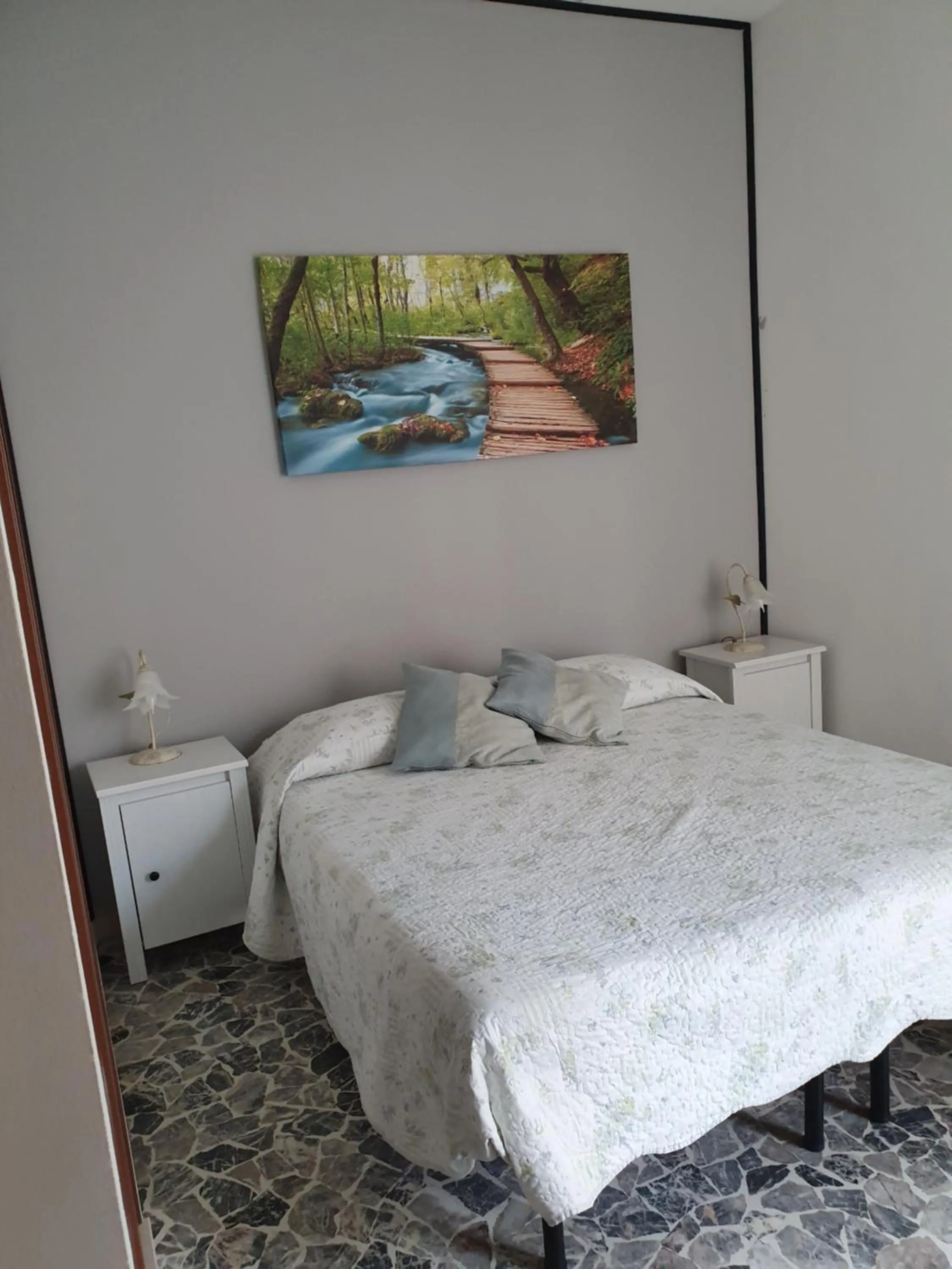 Bed in Bed & breakfast Aurelia