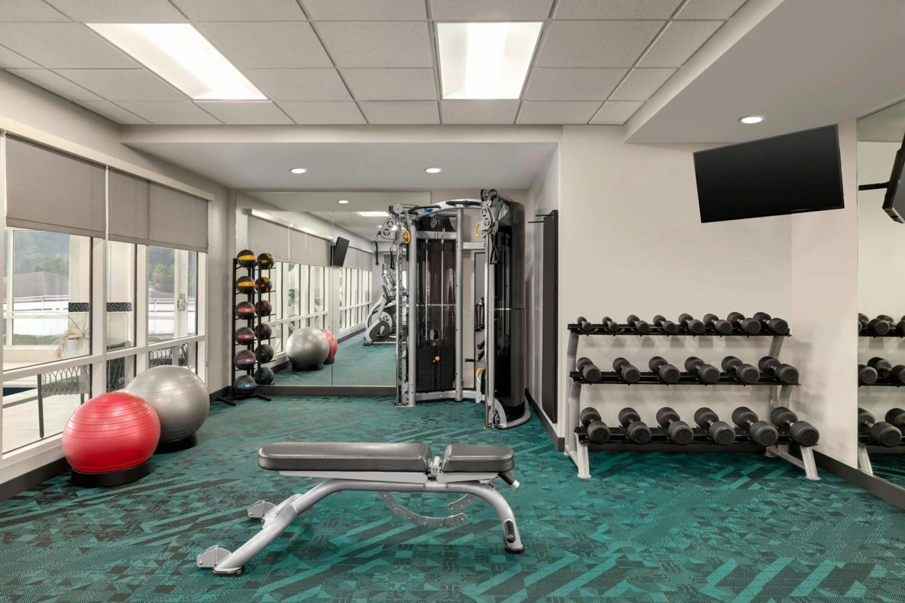 Fitness centre/facilities in TownePlace Suites by Marriott Pittsburgh Harmarville