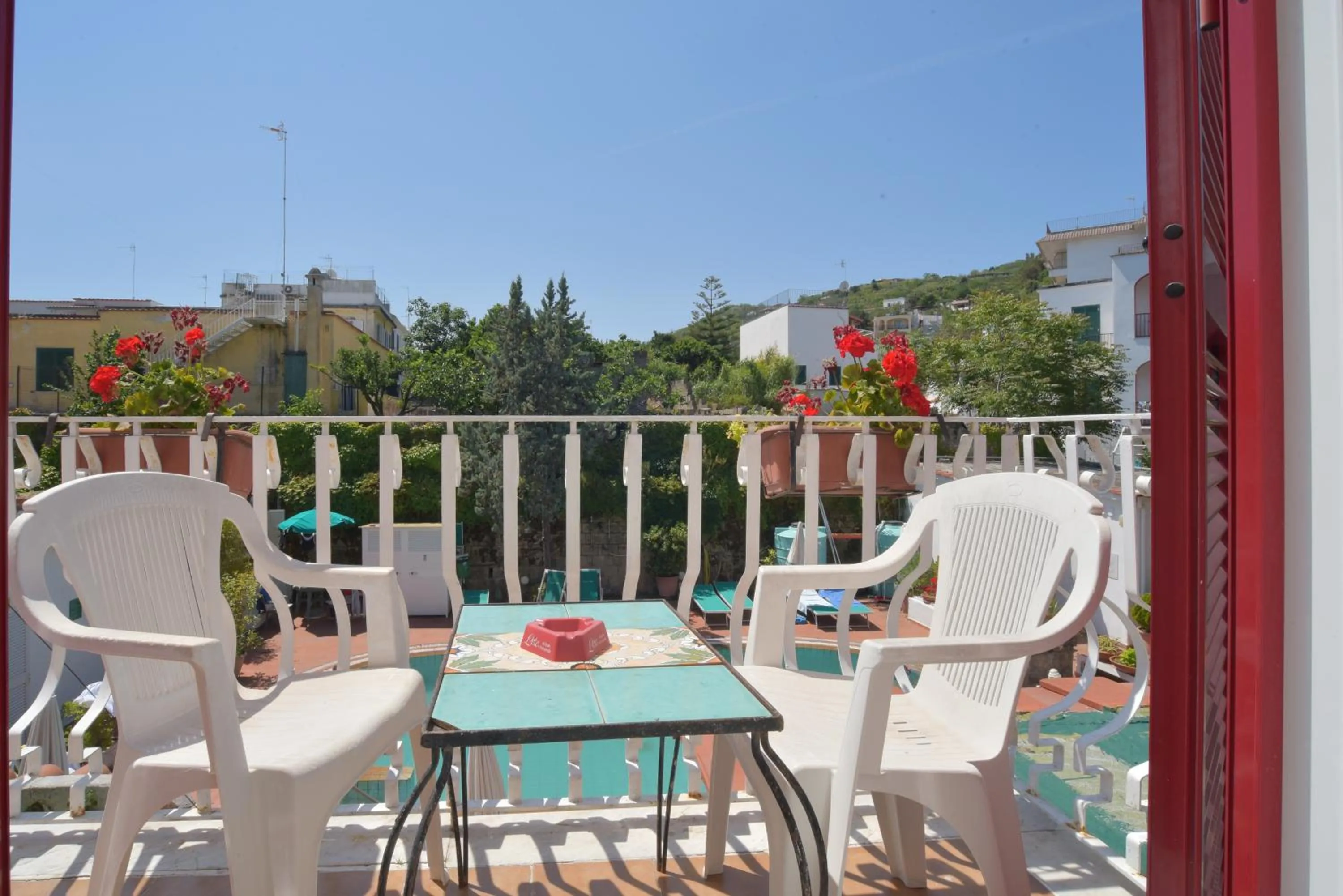 Balcony/Terrace in Charme Hotel La Villa Tina