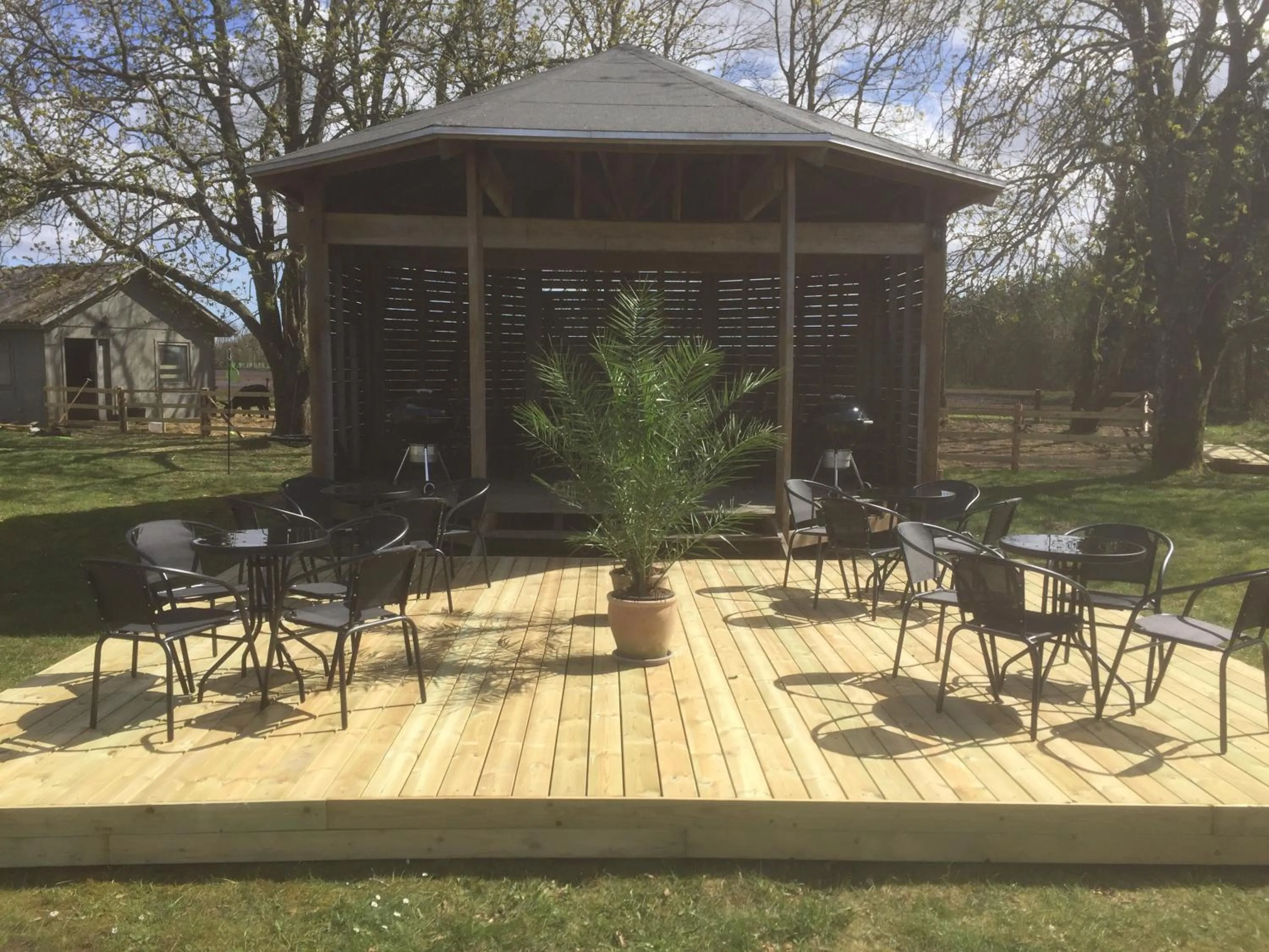 BBQ facilities in Hestkær Family Rooms