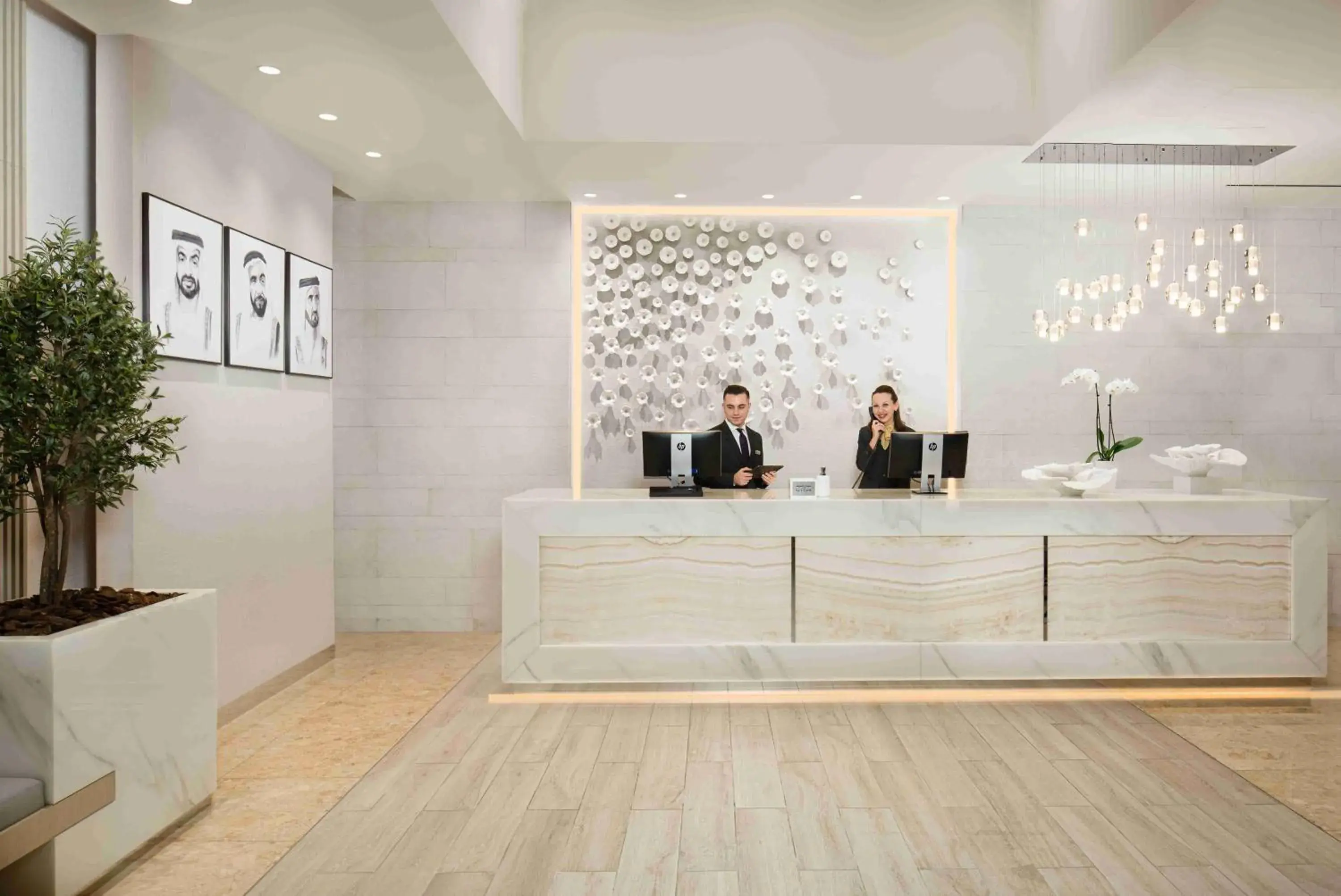 Lobby or reception in Beach Rotana – All Suites Lobby or reception in Beach Rotana – All Suites