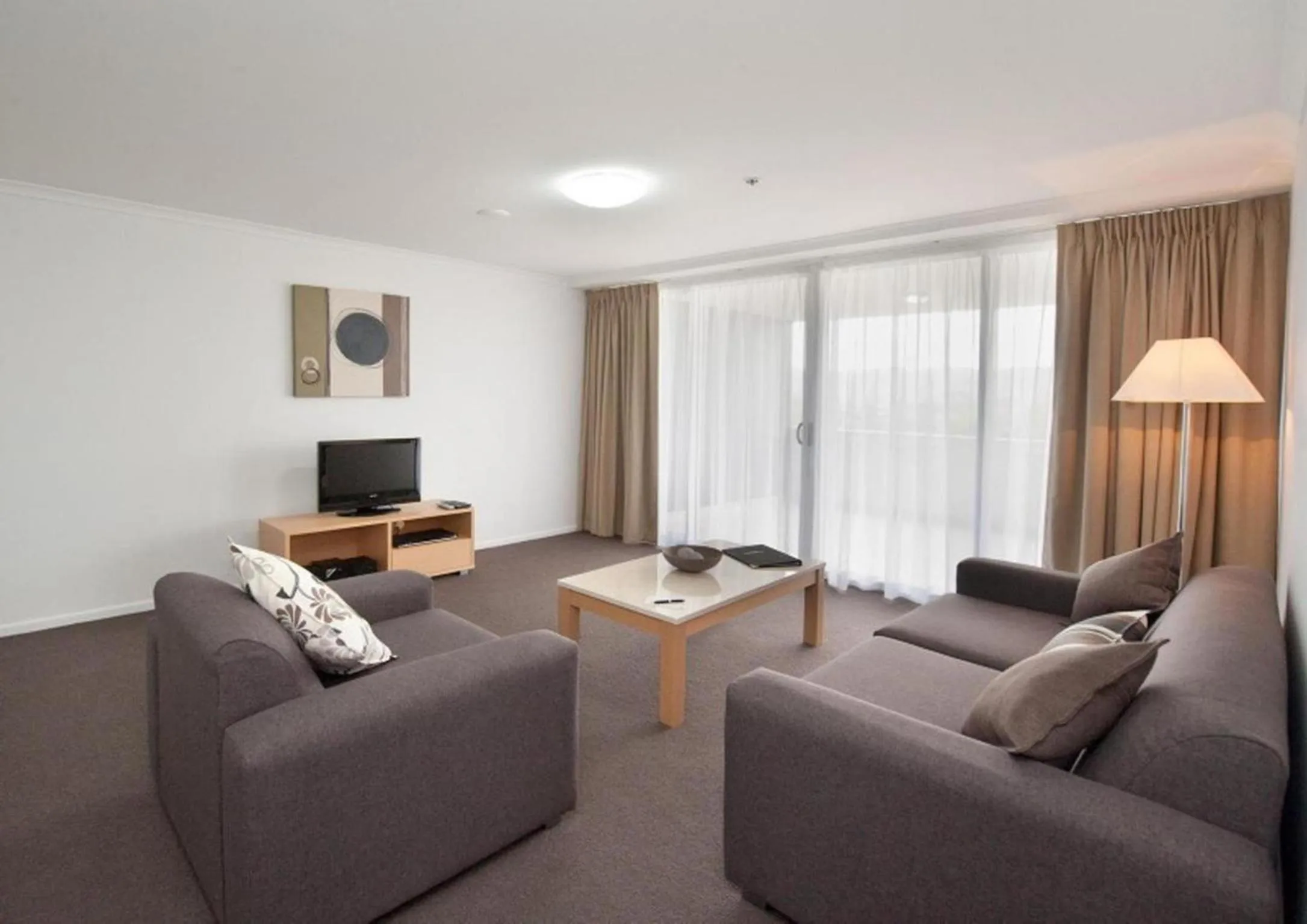 Living room in Edge Apartment Hotel