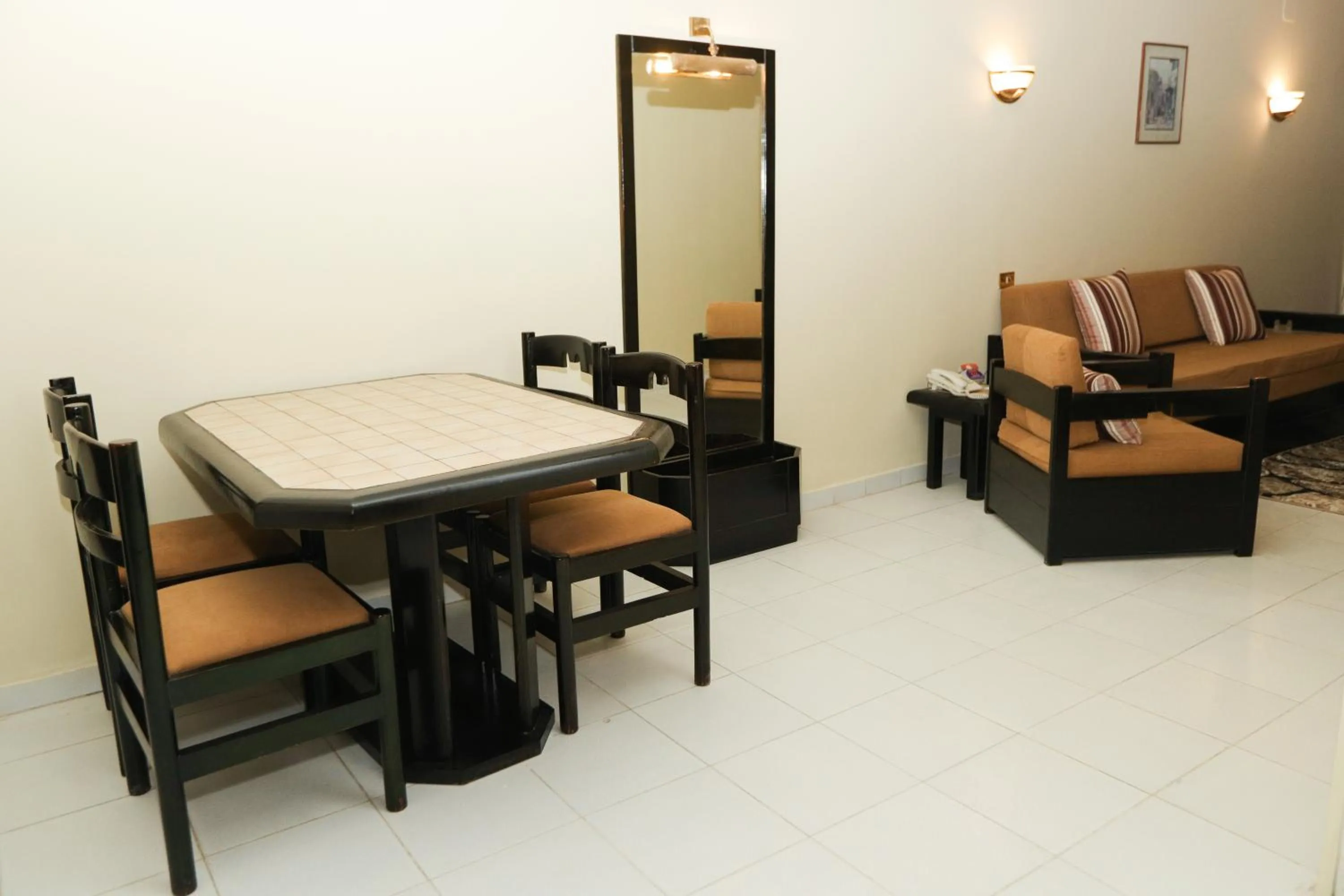 Dining area in Sunny Days Mirette Family Resort