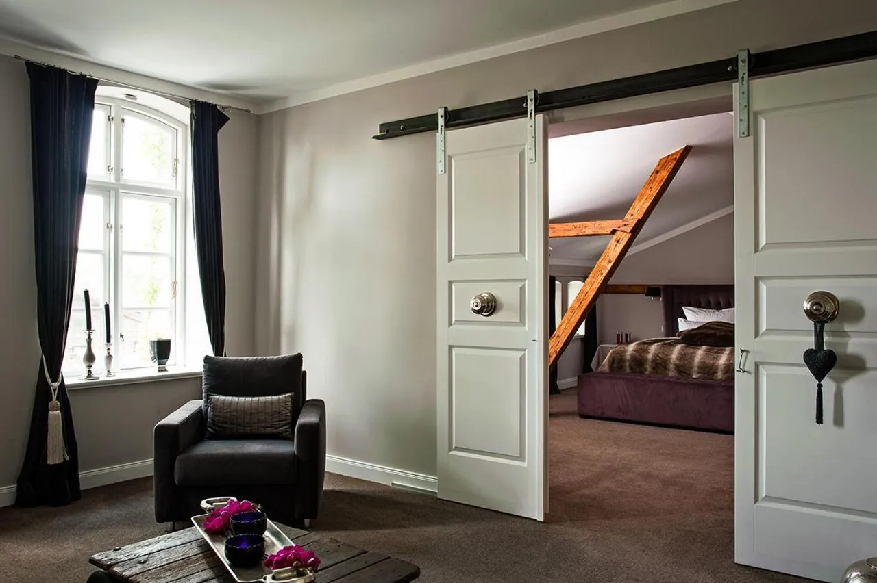 Living room, Bed in Herrenhaus Gut Neuruppersdorf