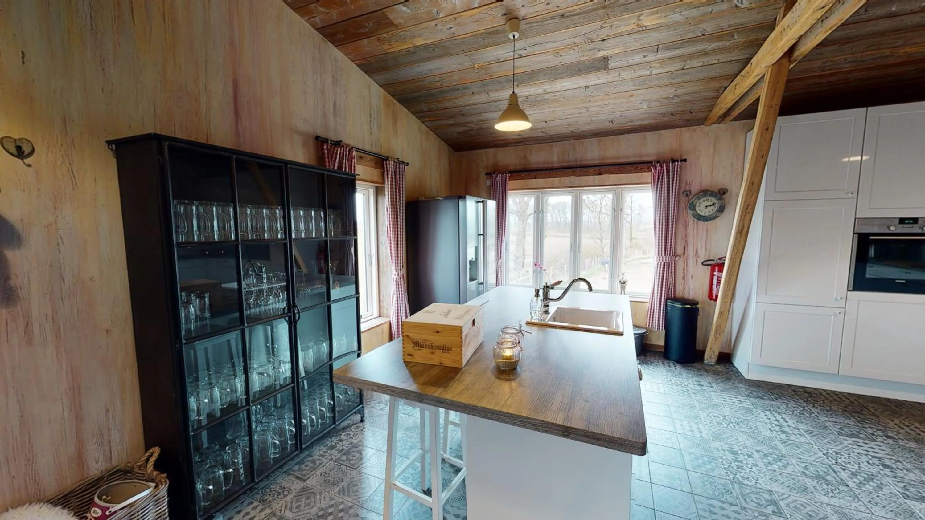 Kitchen or kitchenette, Bed in Herrenhaus Gut Neuruppersdorf