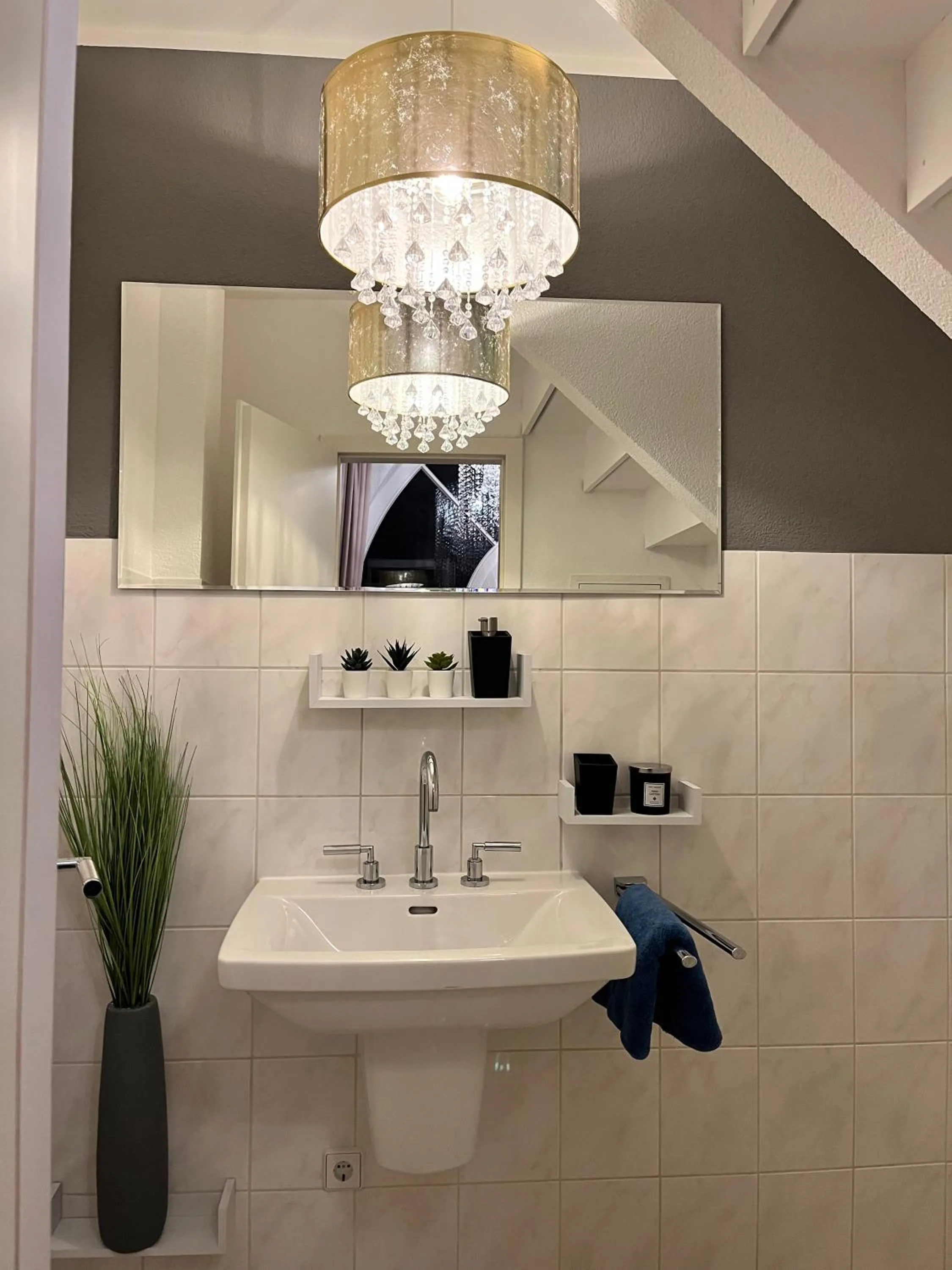 Bathroom in Villa am Park Apartment