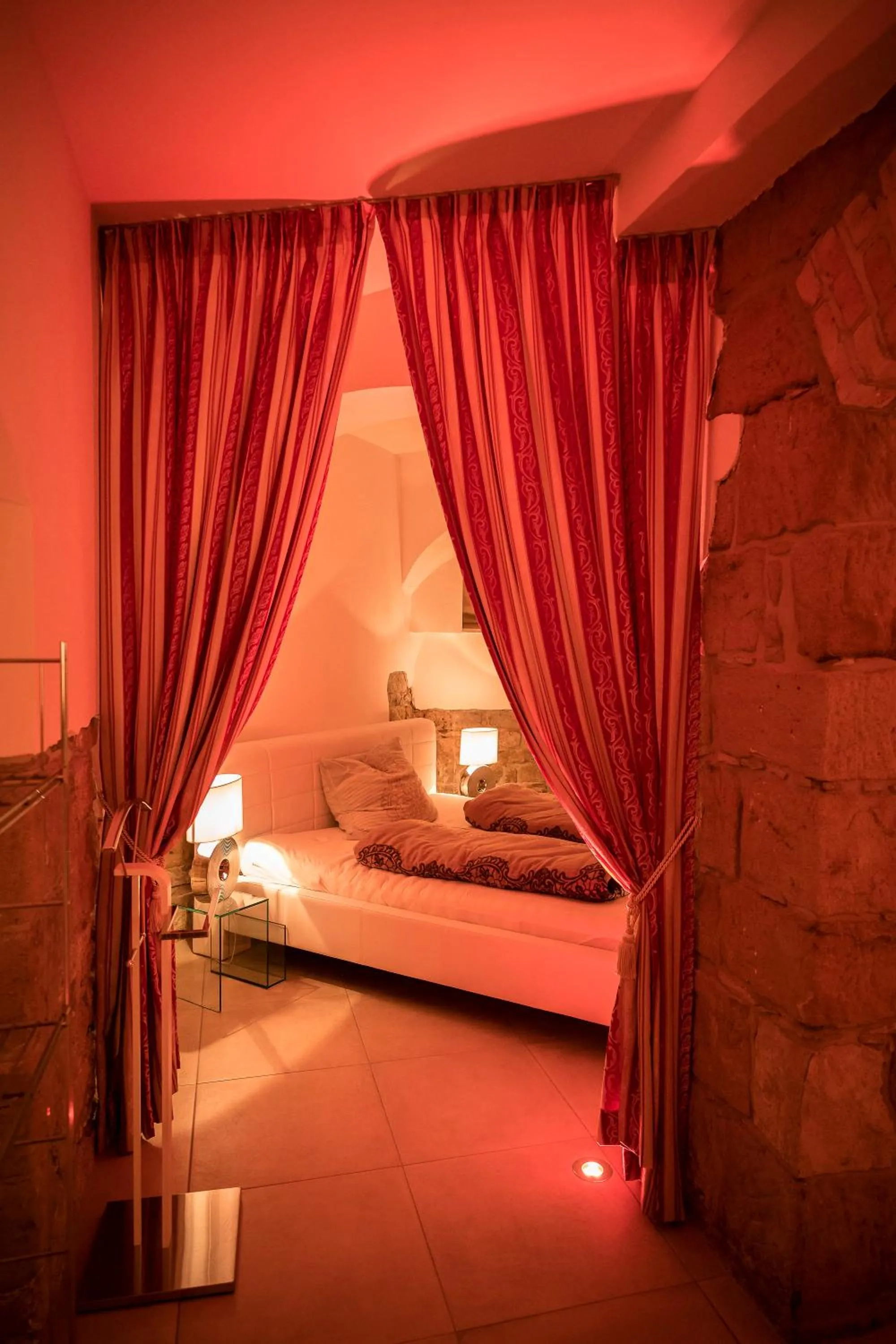 Bed in Villa am Park Apartment