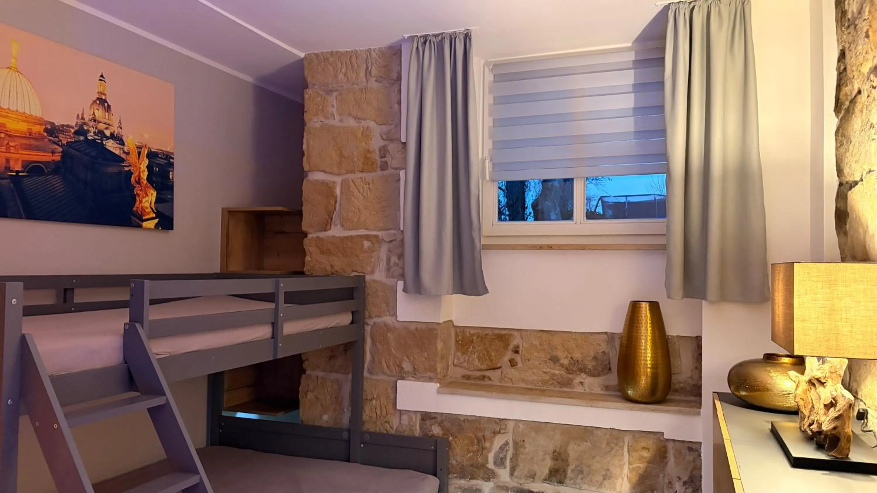 Bedroom in Villa am Park Apartment