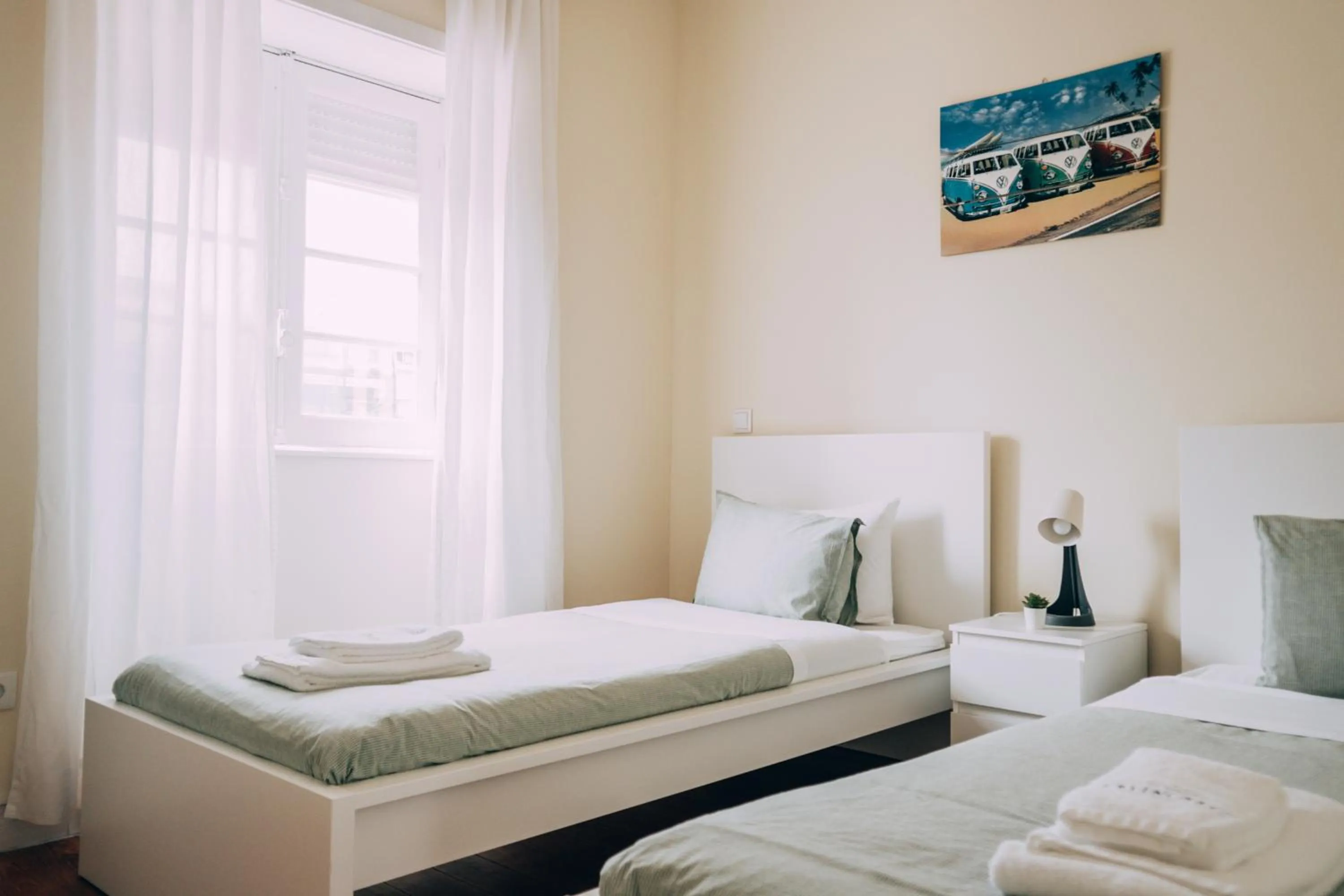 Bed in Green Coast Surf House